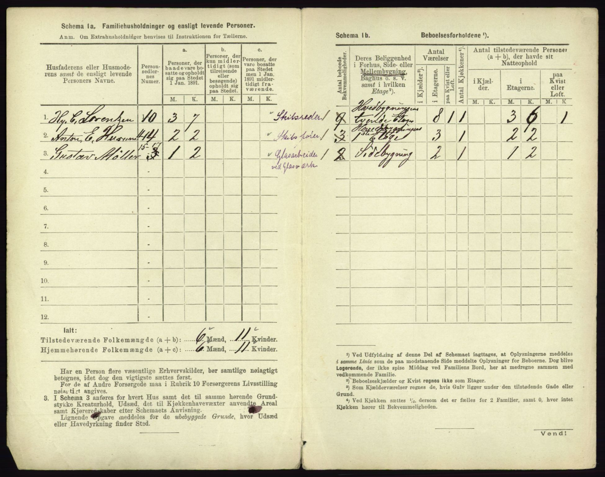 RA, 1891 census for 0602 Drammen, 1891, p. 3848