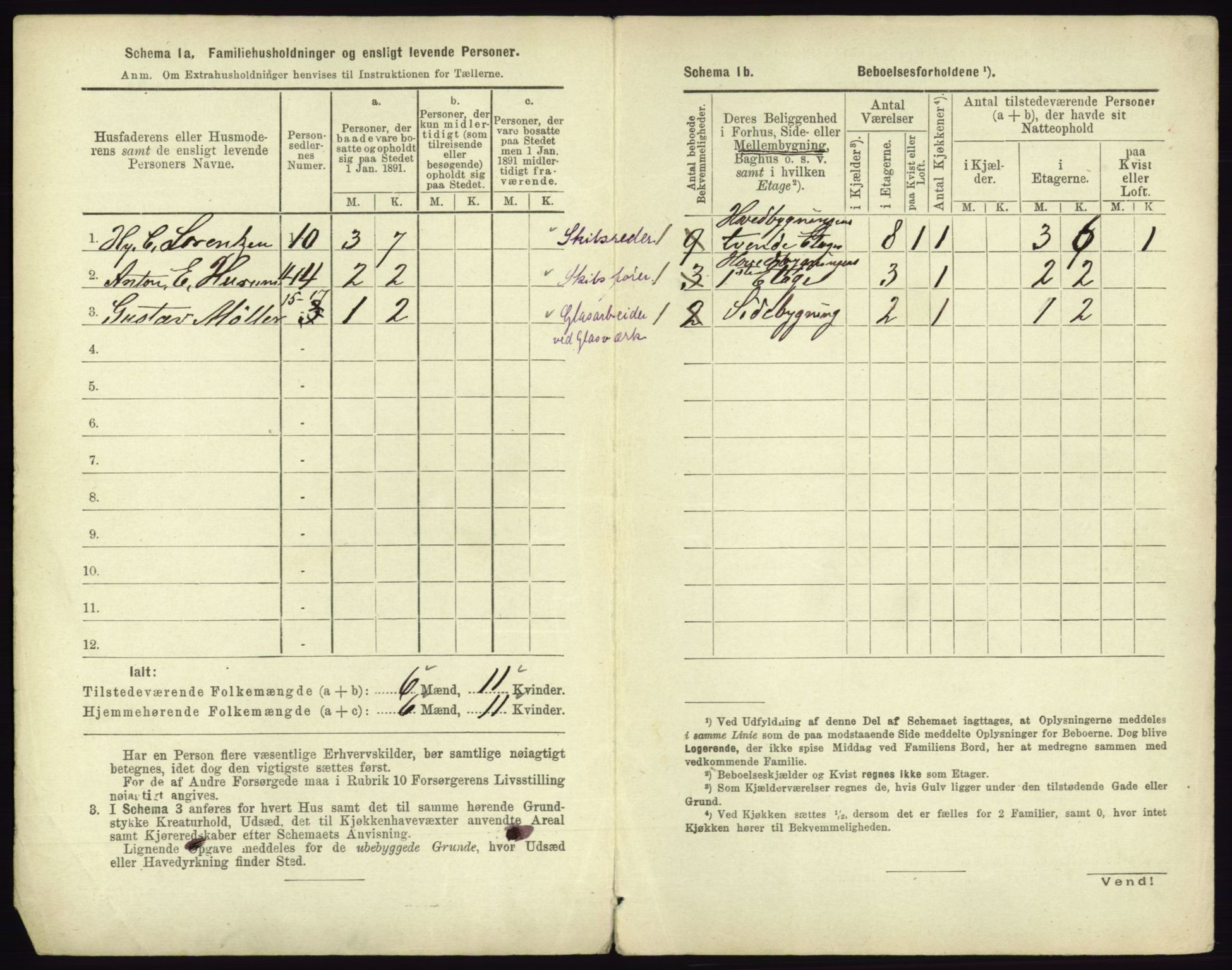 RA, 1891 census for 0602 Drammen, 1891, p. 3848