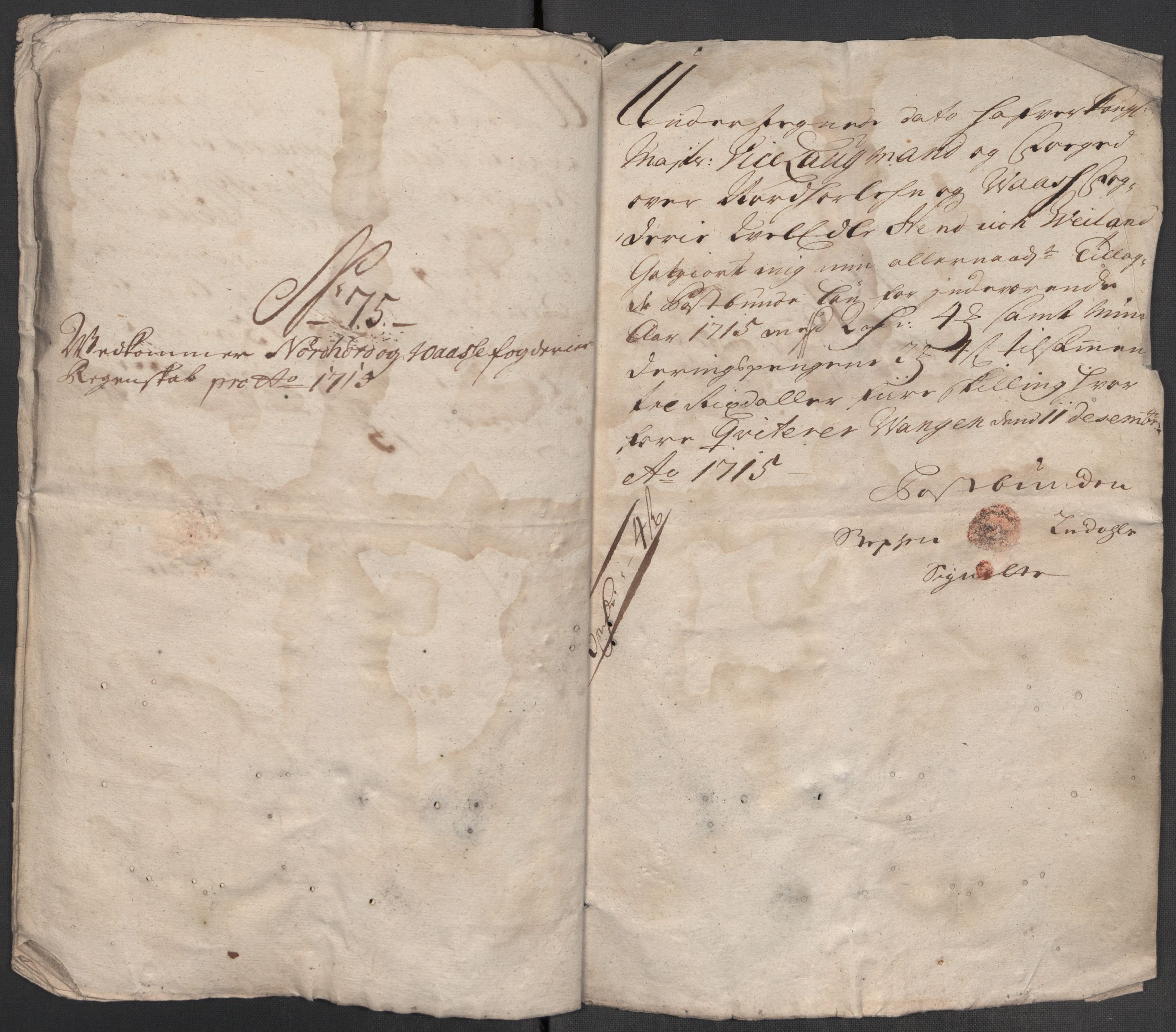 Rentekammeret inntil 1814, Reviderte regnskaper, Fogderegnskap, AV/RA-EA-4092/R51/L3198: Fogderegnskap Nordhordland og Voss, 1715, p. 332