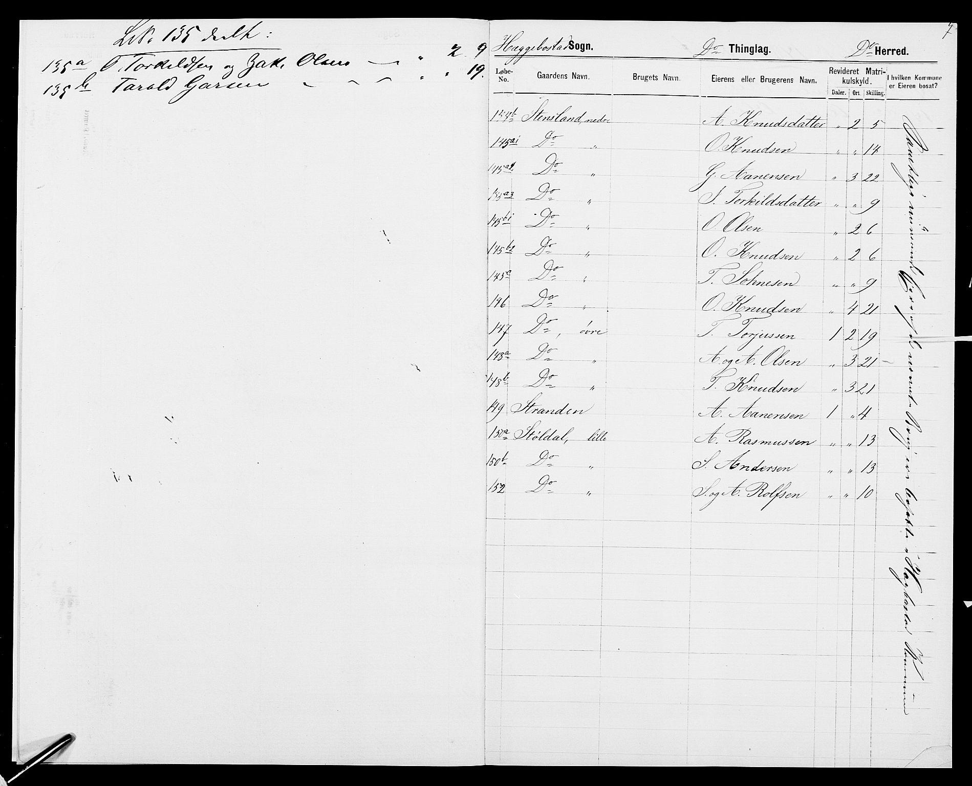 SAK, 1875 census for 1034P Hægebostad, 1875, p. 12