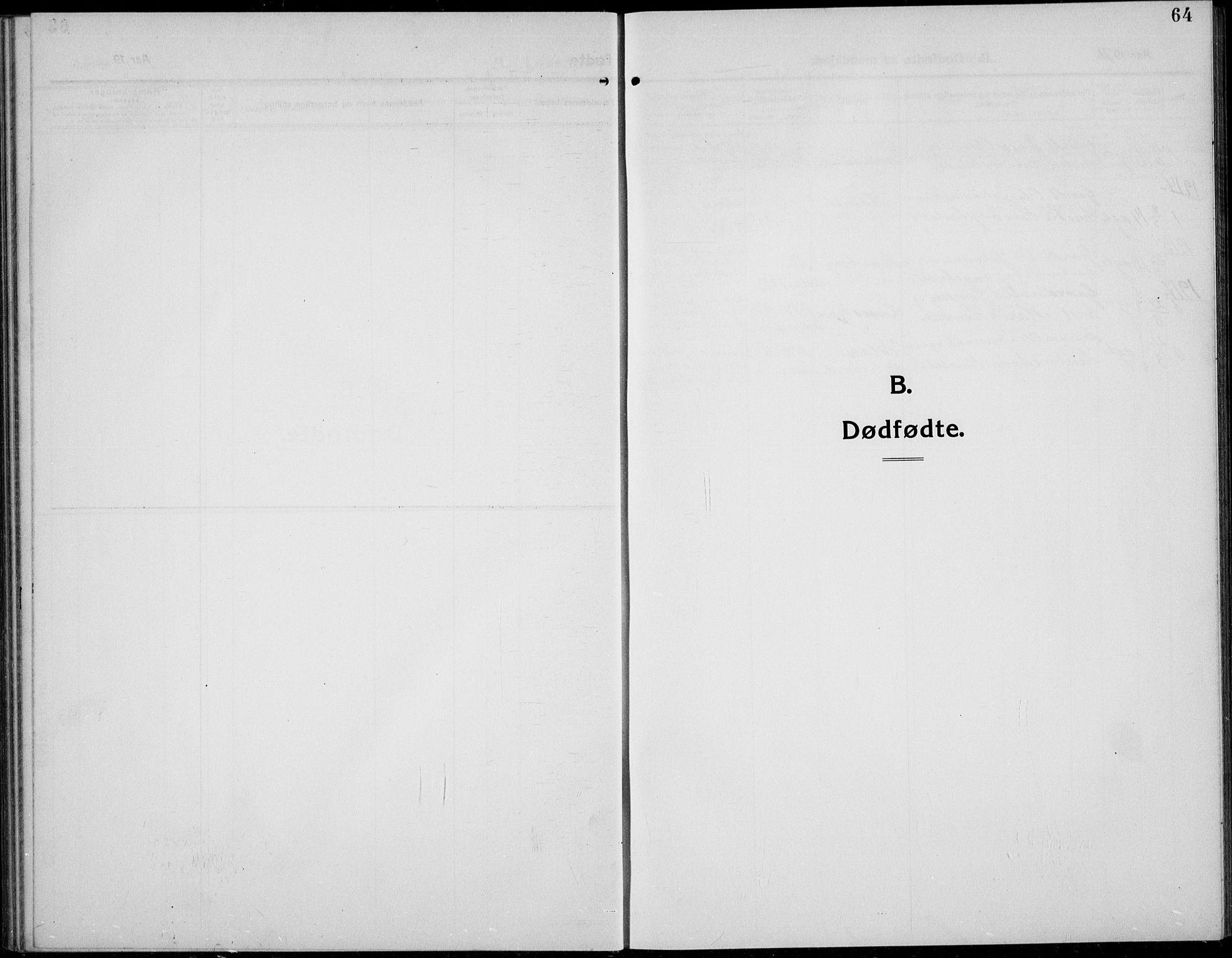 Øystre Slidre prestekontor, SAH/PREST-138/H/Ha/Hab/L0008: Parish register (copy) no. 8, 1911-1938, p. 64