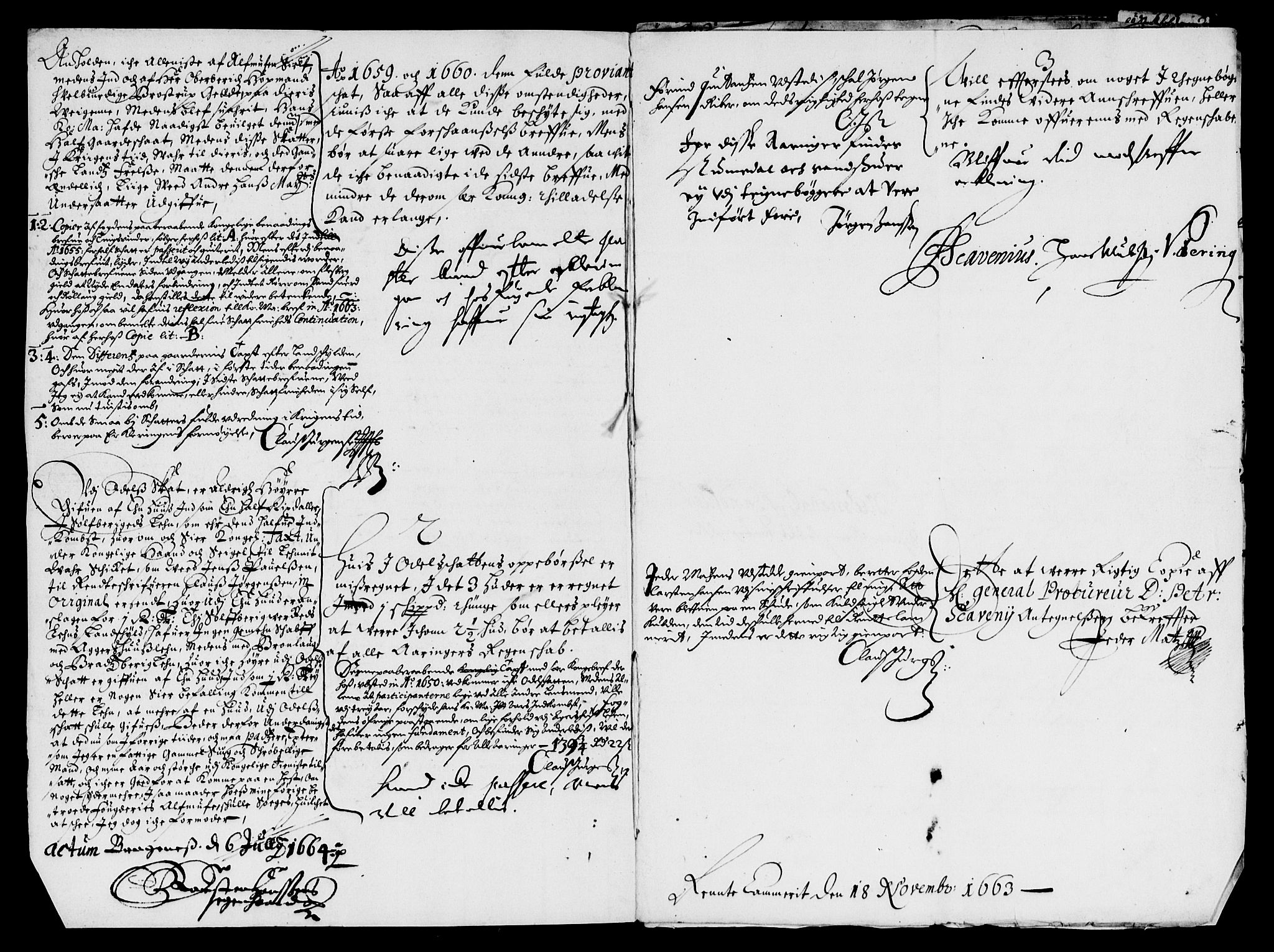 Rentekammeret inntil 1814, Reviderte regnskaper, Lensregnskaper, AV/RA-EA-5023/R/Rb/Rbn/L0006: Numedal og Sandsvær len, 1660-1664