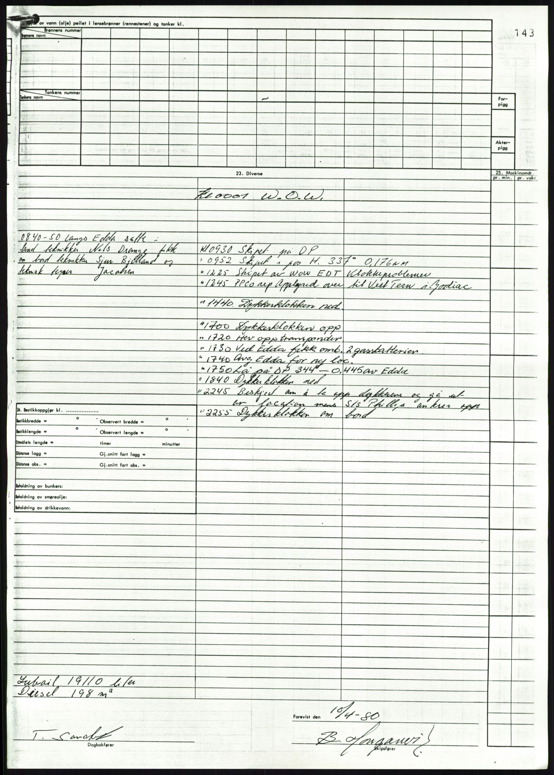 Justisdepartementet, Granskningskommisjonen ved Alexander Kielland-ulykken 27.3.1980, AV/RA-S-1165/D/L0018: R Feltopprydning (Doku.liste + R2, R4-R6 av 6), 1980-1981, p. 839