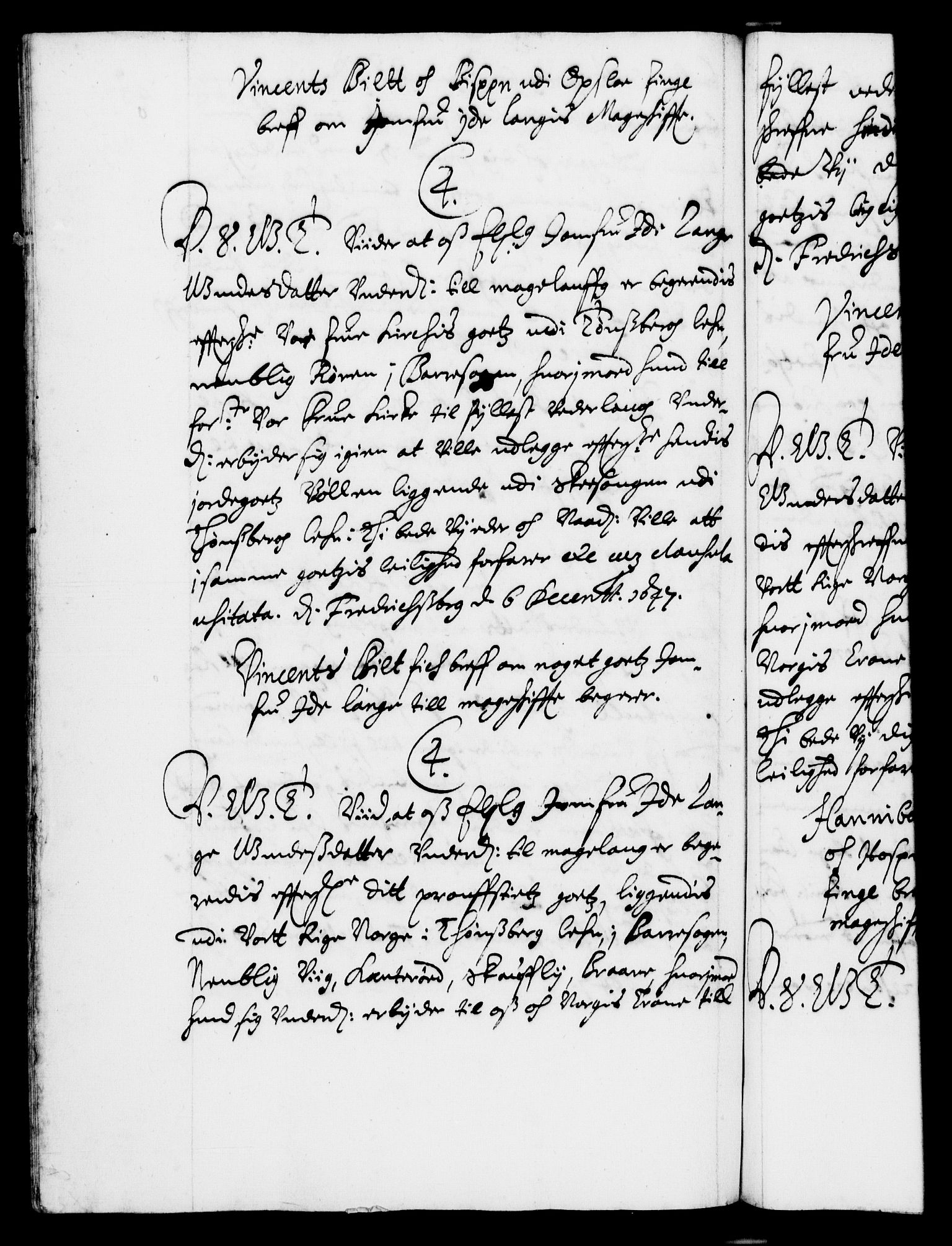 Danske Kanselli 1572-1799, AV/RA-EA-3023/F/Fc/Fca/Fcab/L0007: Norske tegnelser (mikrofilm), 1640-1648, p. 437b