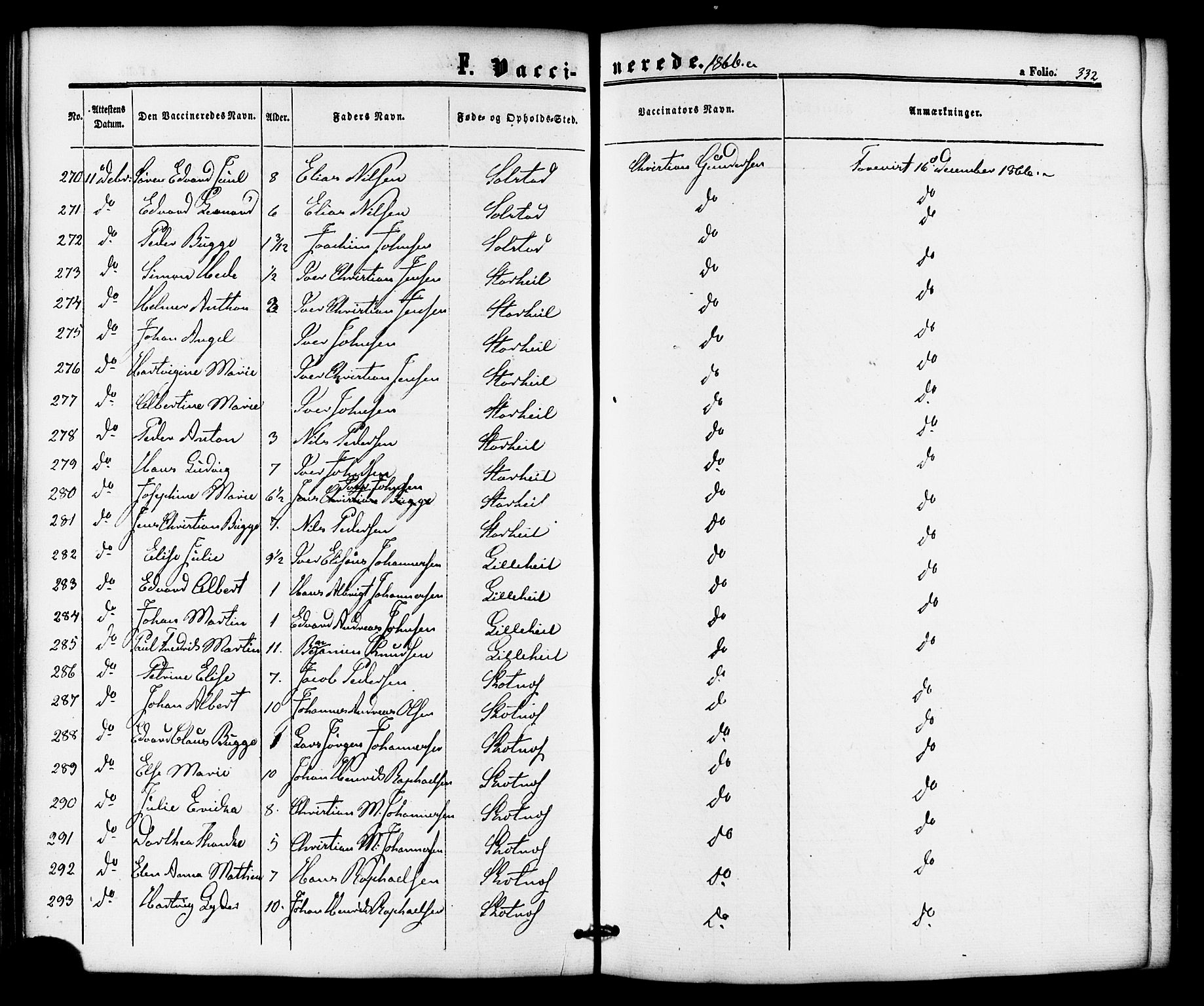 Ministerialprotokoller, klokkerbøker og fødselsregistre - Nordland, AV/SAT-A-1459/810/L0146: Parish register (official) no. 810A08 /1, 1862-1874, p. 332