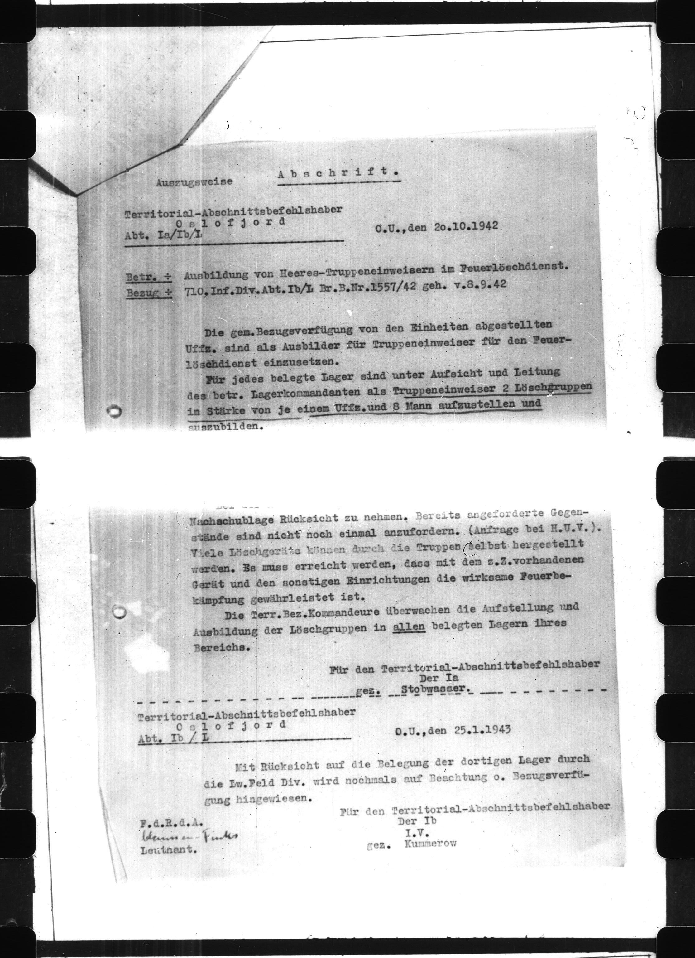 Documents Section, AV/RA-RAFA-2200/V/L0063: Film med LMDC Serial Numbers, 1940-1945, p. 152