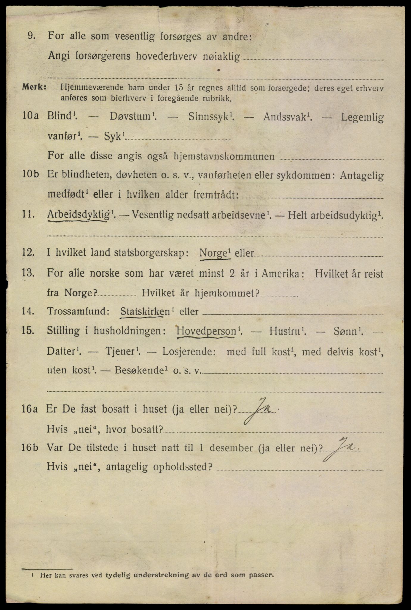 SAKO, 1920 census for Tønsberg, 1920, p. 9854