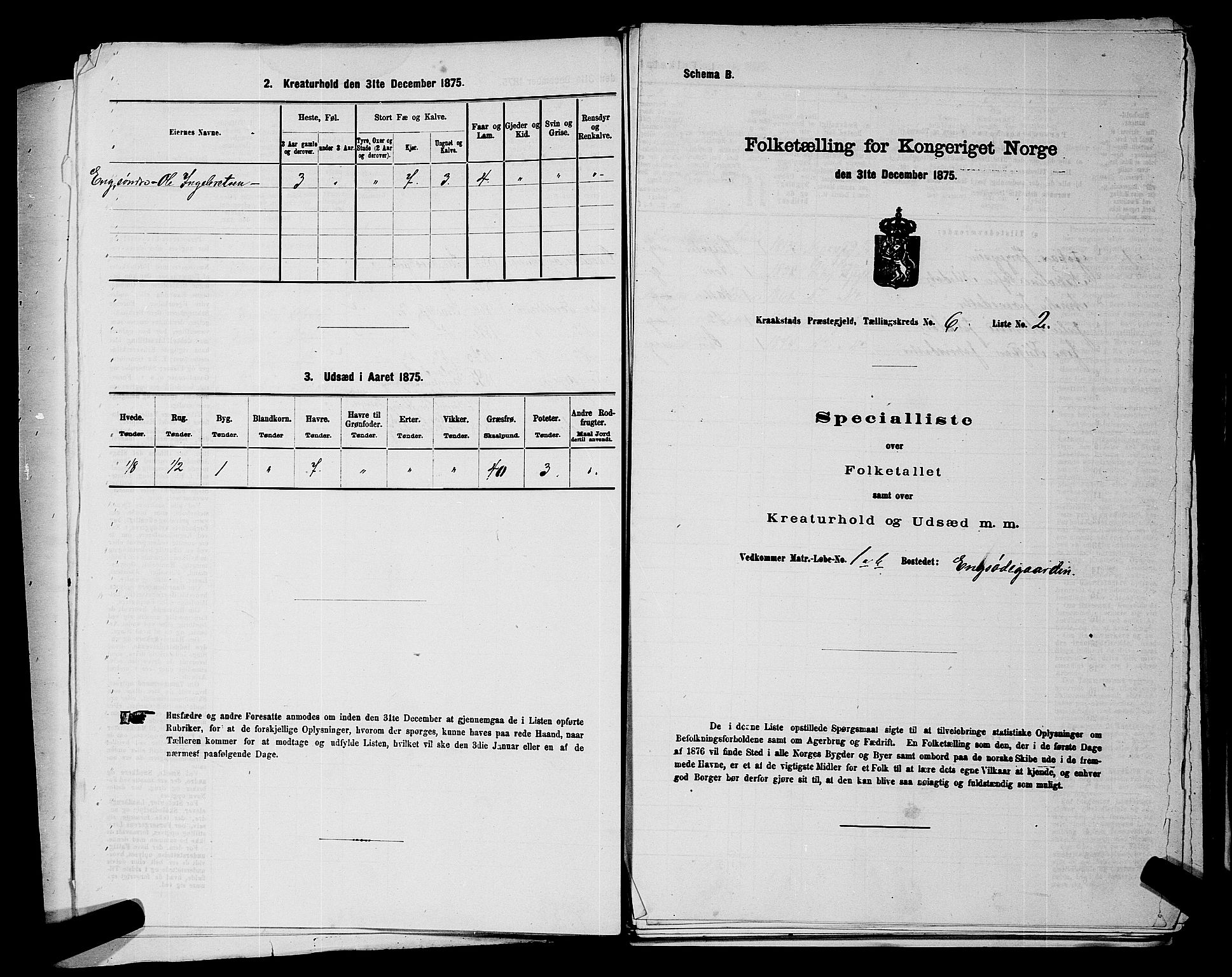 RA, 1875 census for 0212P Kråkstad, 1875, p. 636