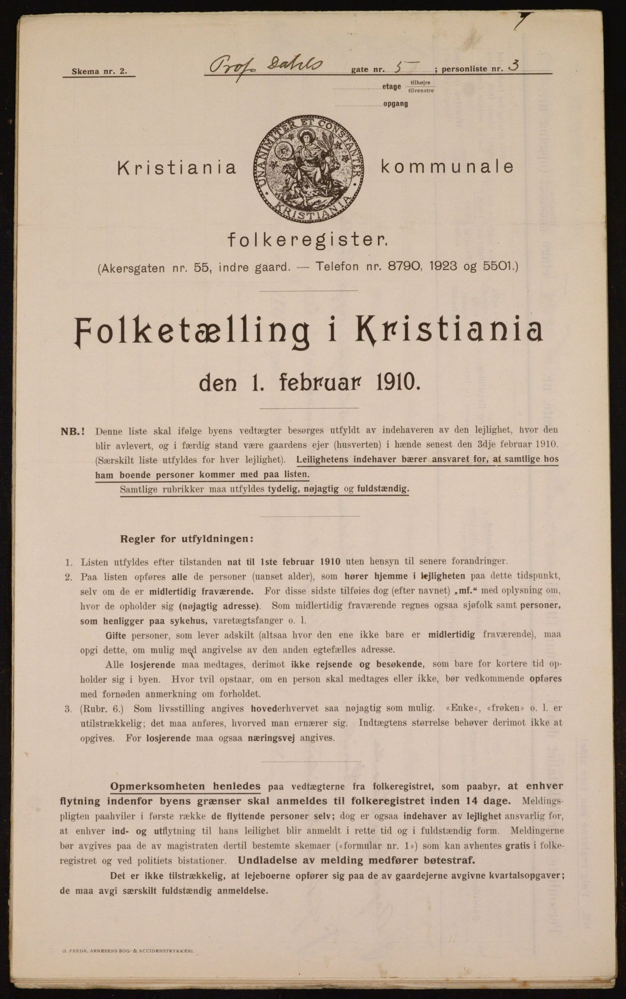 OBA, Municipal Census 1910 for Kristiania, 1910, p. 77881