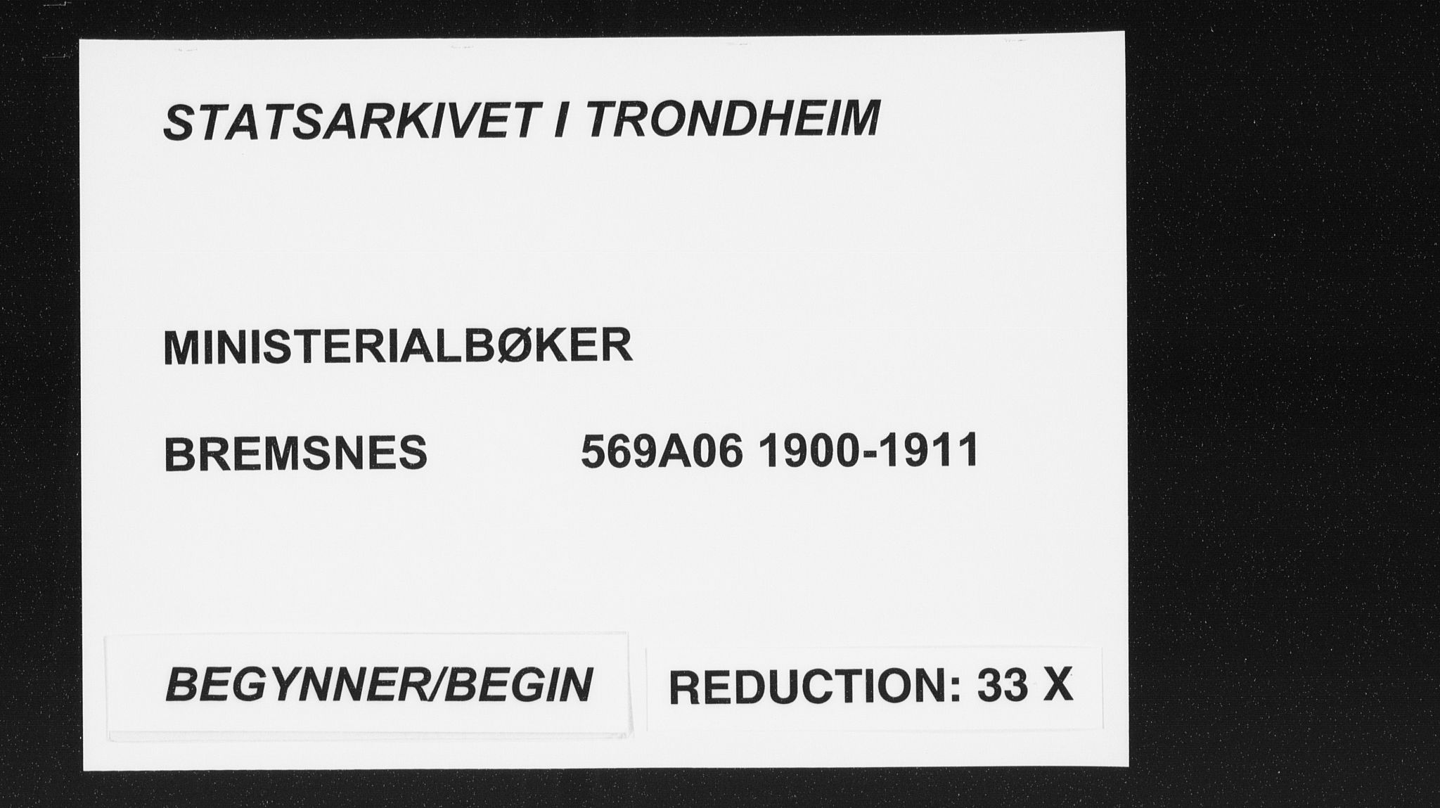 Ministerialprotokoller, klokkerbøker og fødselsregistre - Møre og Romsdal, SAT/A-1454/569/L0820: Parish register (official) no. 569A06, 1900-1911
