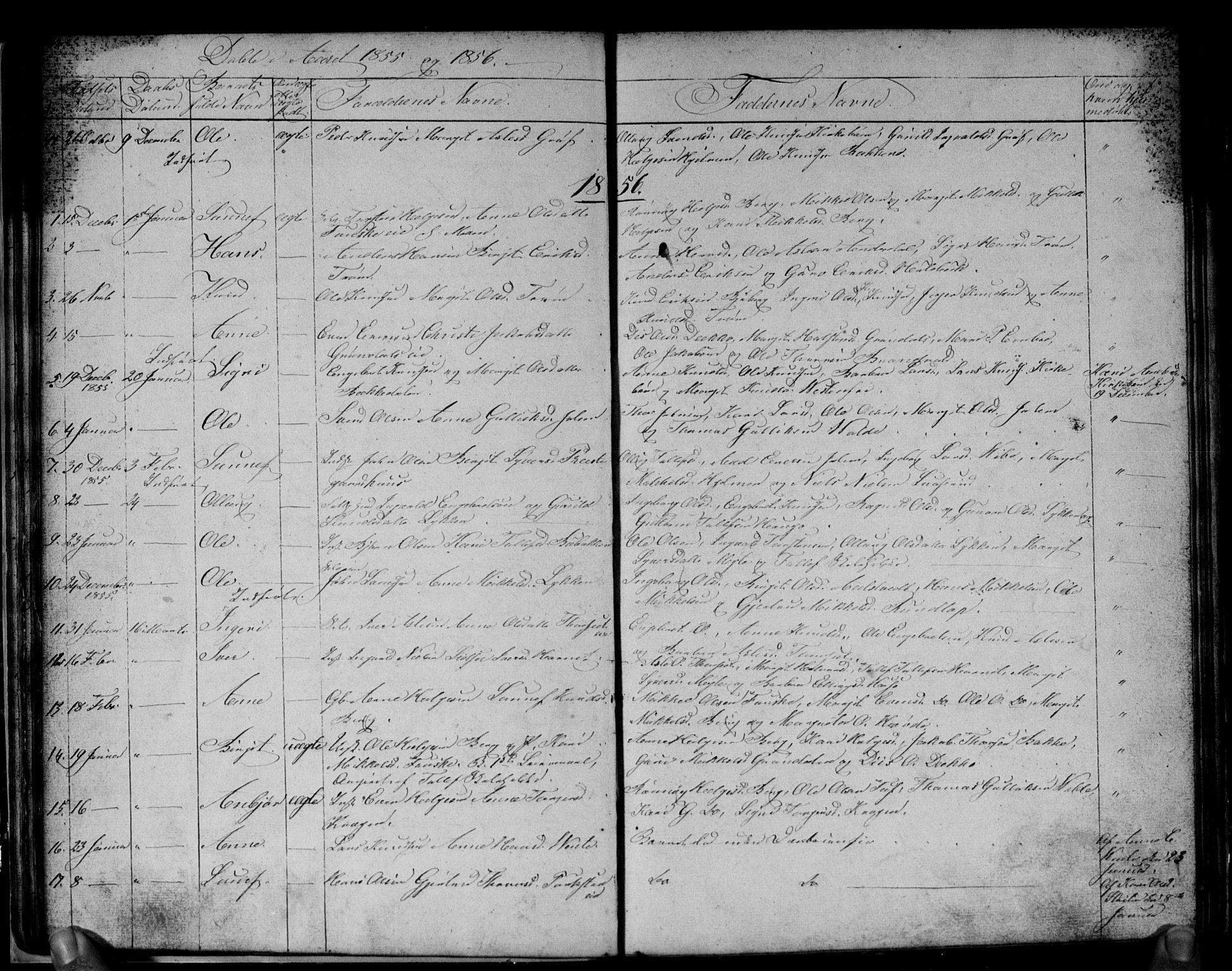 Gol kirkebøker, SAKO/A-226/G/Gb/L0003: Parish register (copy) no. II 3, 1844-1858, p. 62-63