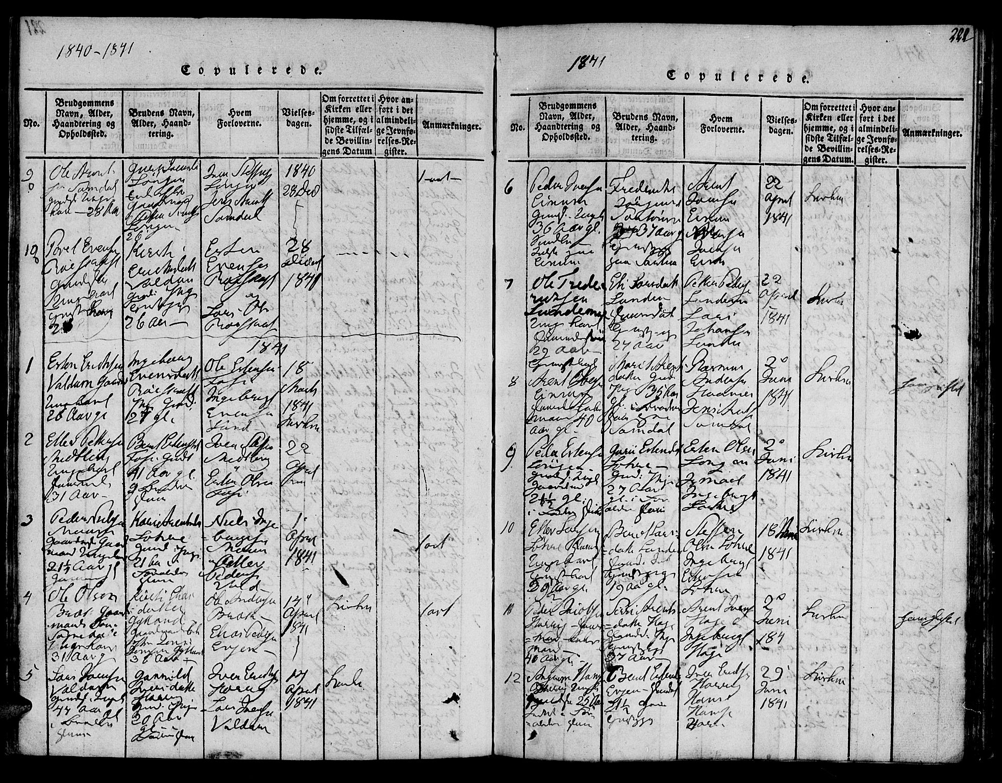 Ministerialprotokoller, klokkerbøker og fødselsregistre - Sør-Trøndelag, SAT/A-1456/692/L1102: Parish register (official) no. 692A02, 1816-1842, p. 222