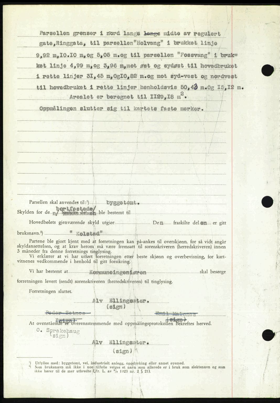 Romsdal sorenskriveri, AV/SAT-A-4149/1/2/2C: Mortgage book no. A27, 1948-1948, Diary no: : 2394/1948