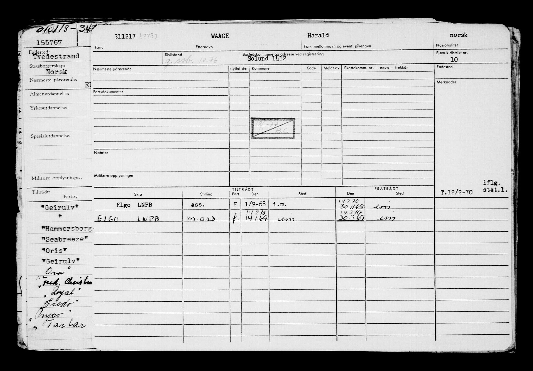 Direktoratet for sjømenn, AV/RA-S-3545/G/Gb/L0154: Hovedkort, 1917-1918, p. 318