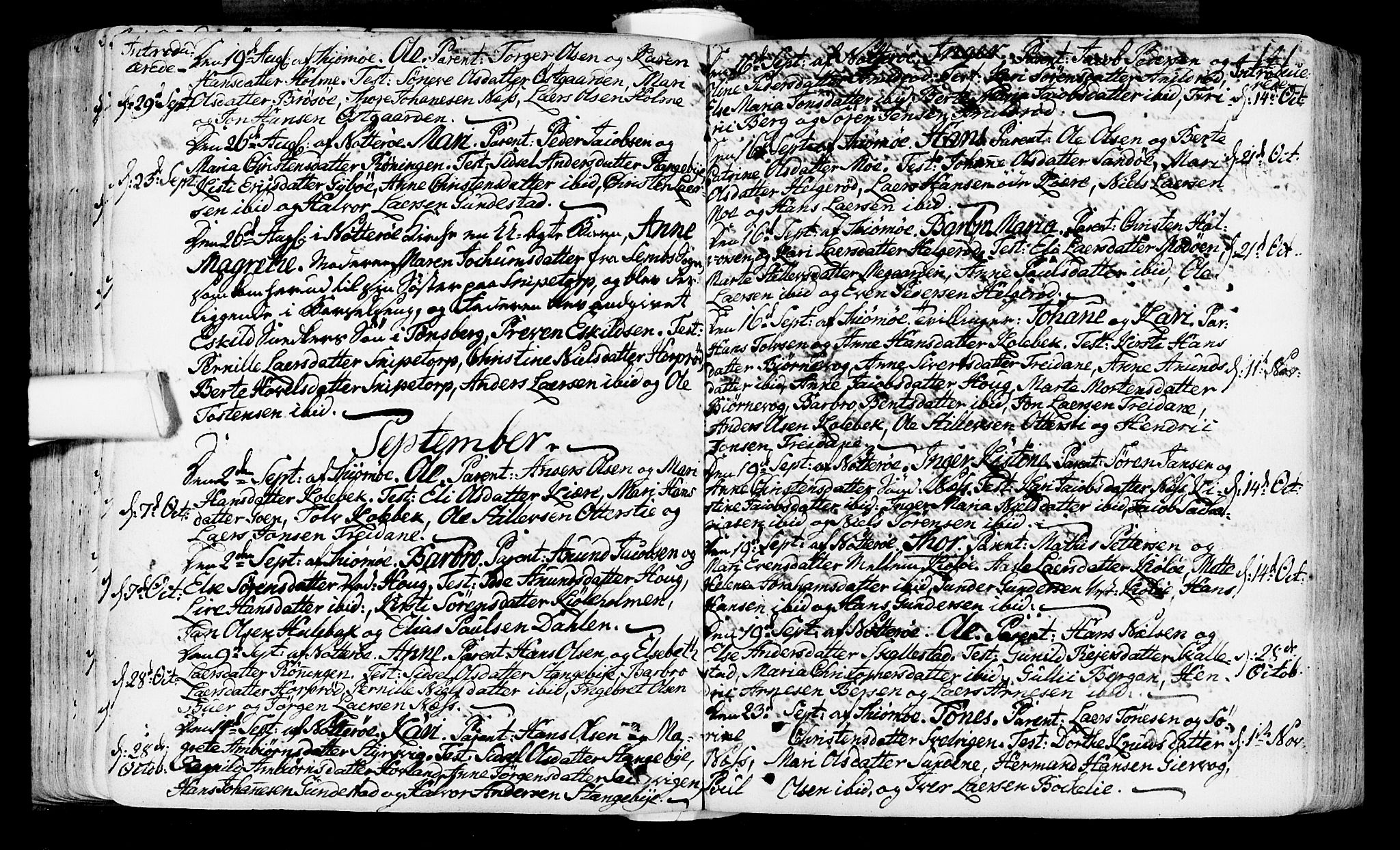 Nøtterøy kirkebøker, SAKO/A-354/F/Fa/L0002: Parish register (official) no. I 2, 1738-1790, p. 141