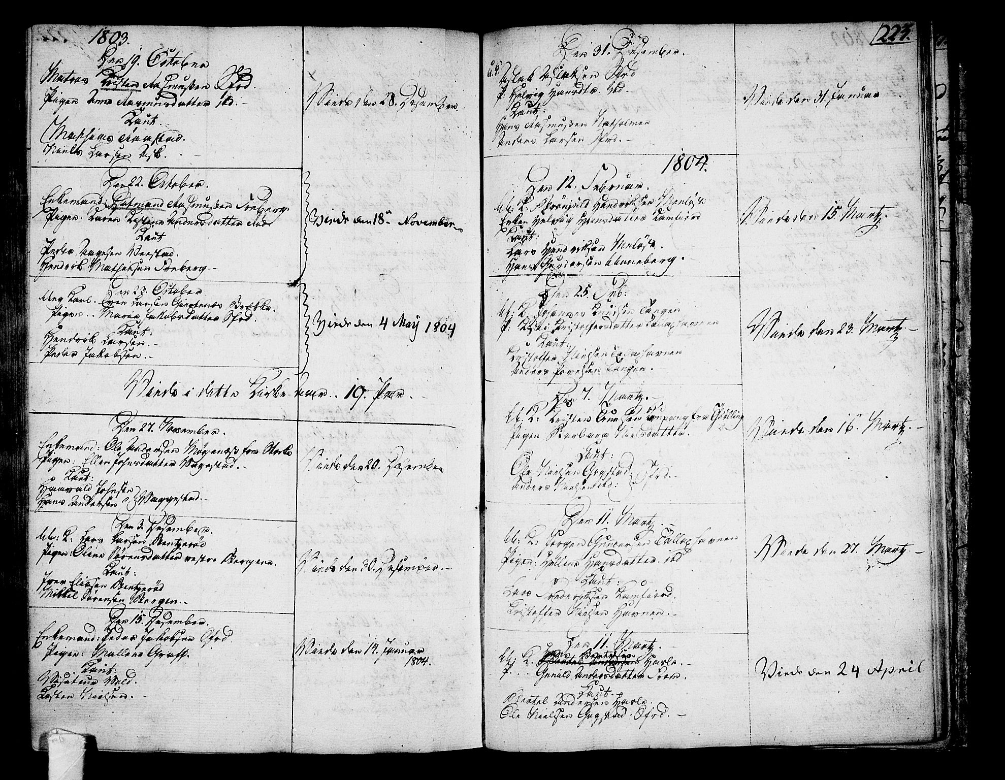 Sandar kirkebøker, SAKO/A-243/F/Fa/L0003: Parish register (official) no. 3, 1789-1814, p. 223