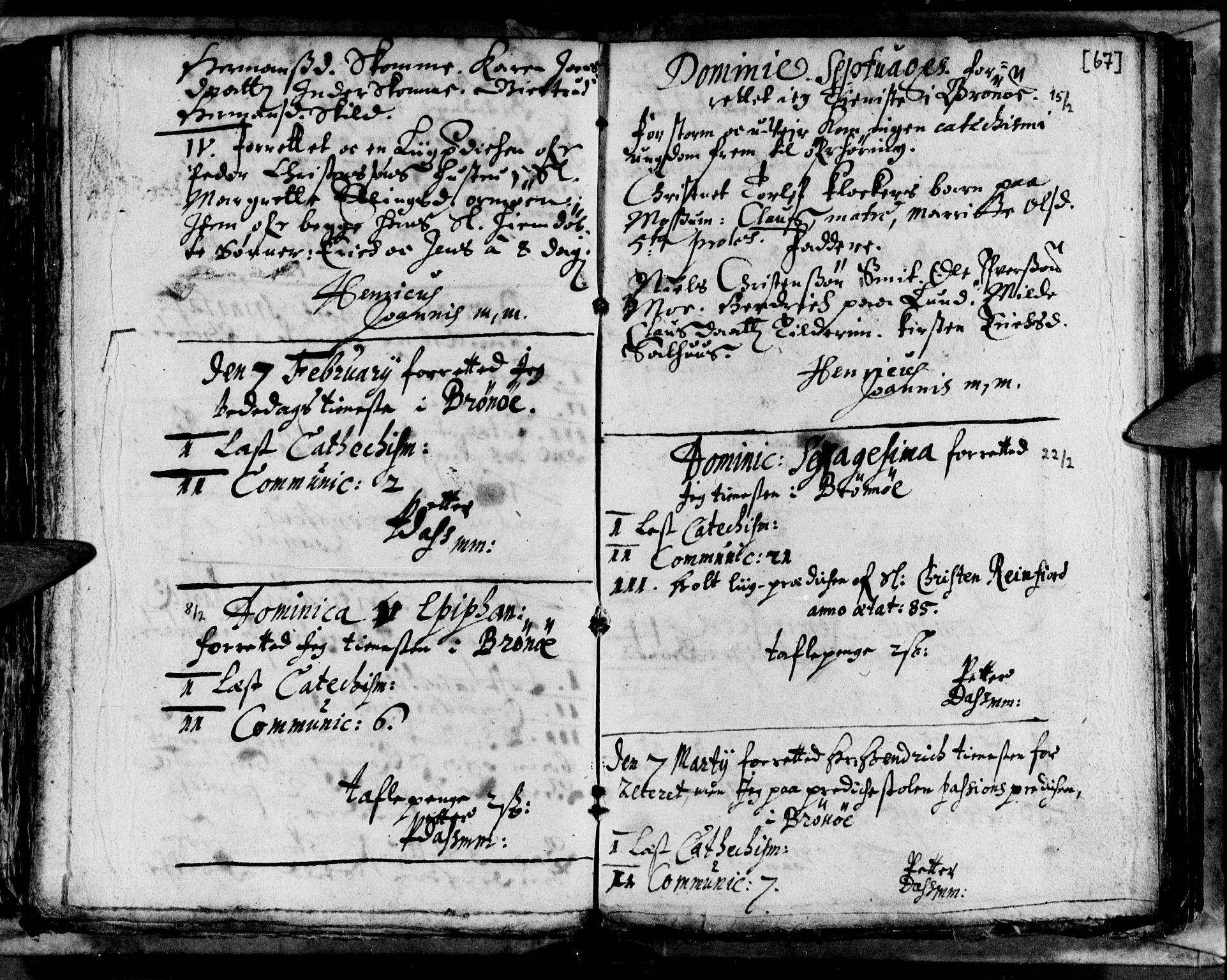 Ministerialprotokoller, klokkerbøker og fødselsregistre - Nordland, SAT/A-1459/813/L0191: Parish register (official) no. 813A01, 1669-1677, p. 67