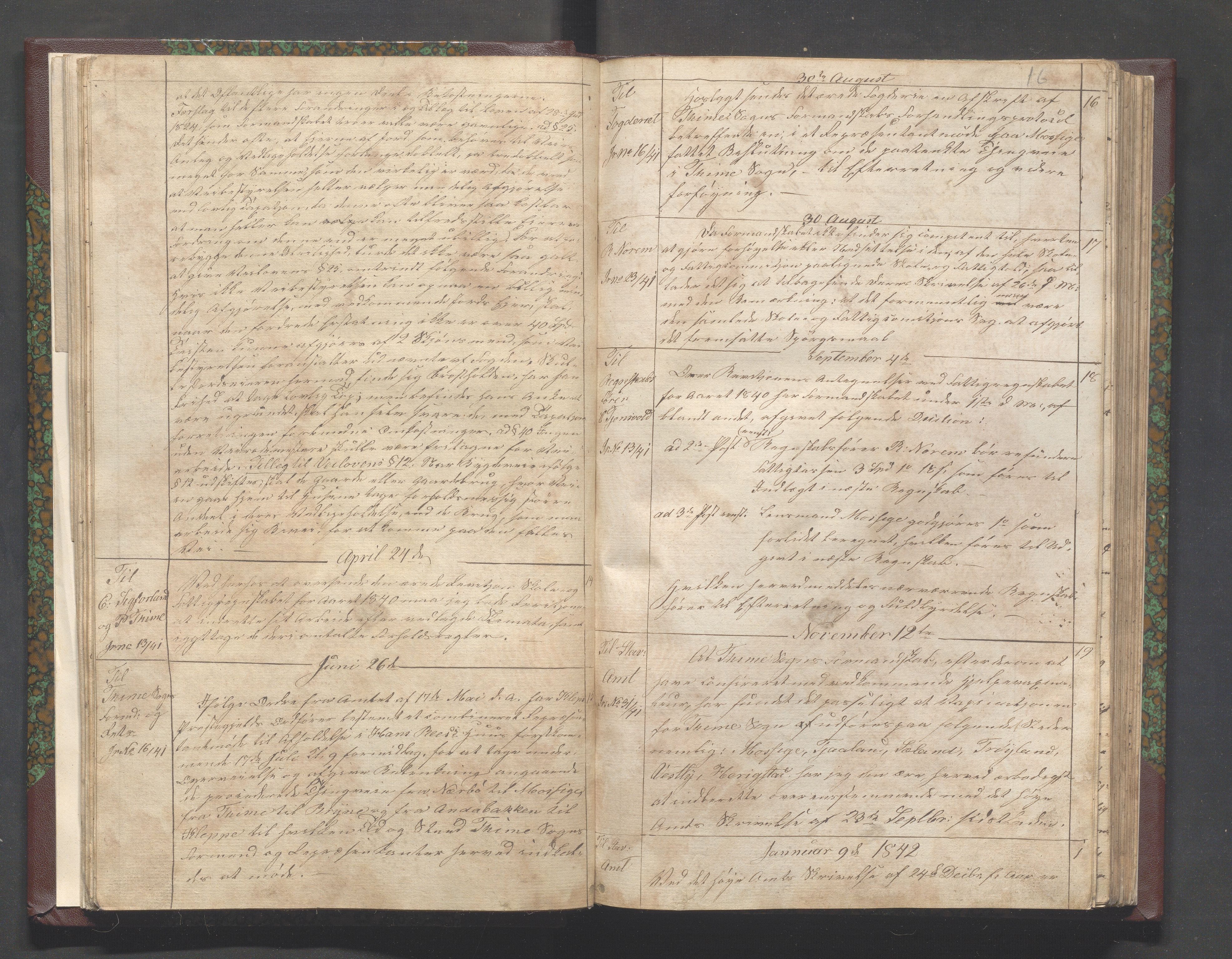 Time kommune - Formannskapet, IKAR/K-100592/B/L0001: Kopibok, 1837-1901, p. 16