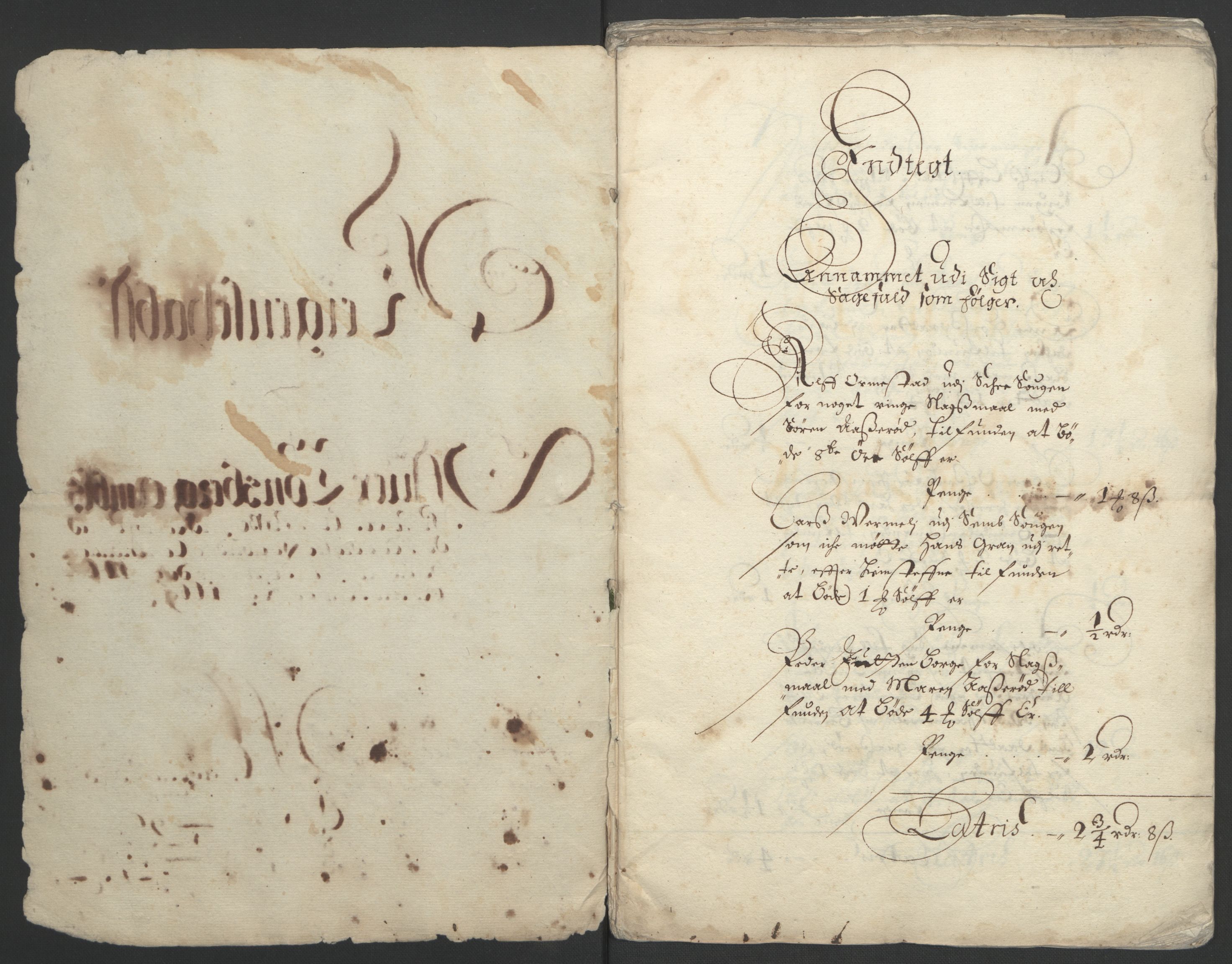 Rentekammeret inntil 1814, Reviderte regnskaper, Fogderegnskap, RA/EA-4092/R32/L1842: Fogderegnskap Jarlsberg grevskap, 1664-1673, p. 220