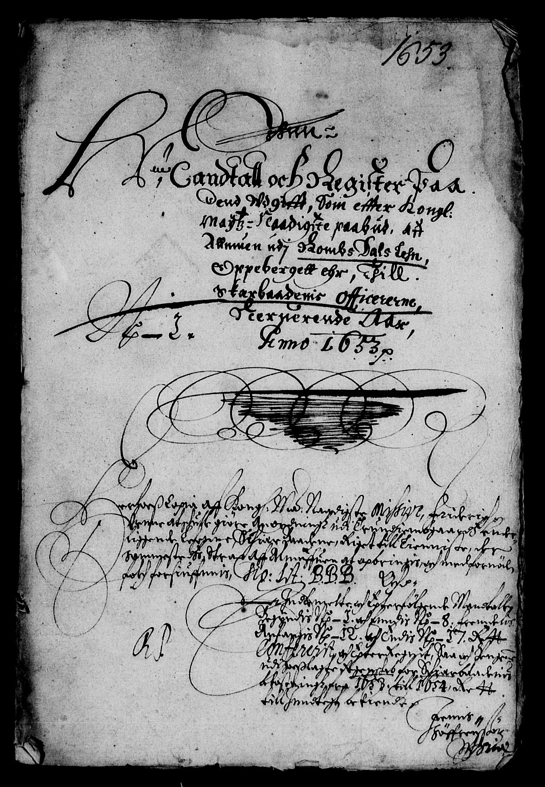 Rentekammeret inntil 1814, Reviderte regnskaper, Lensregnskaper, AV/RA-EA-5023/R/Rb/Rbw/L0114: Trondheim len, 1653-1654