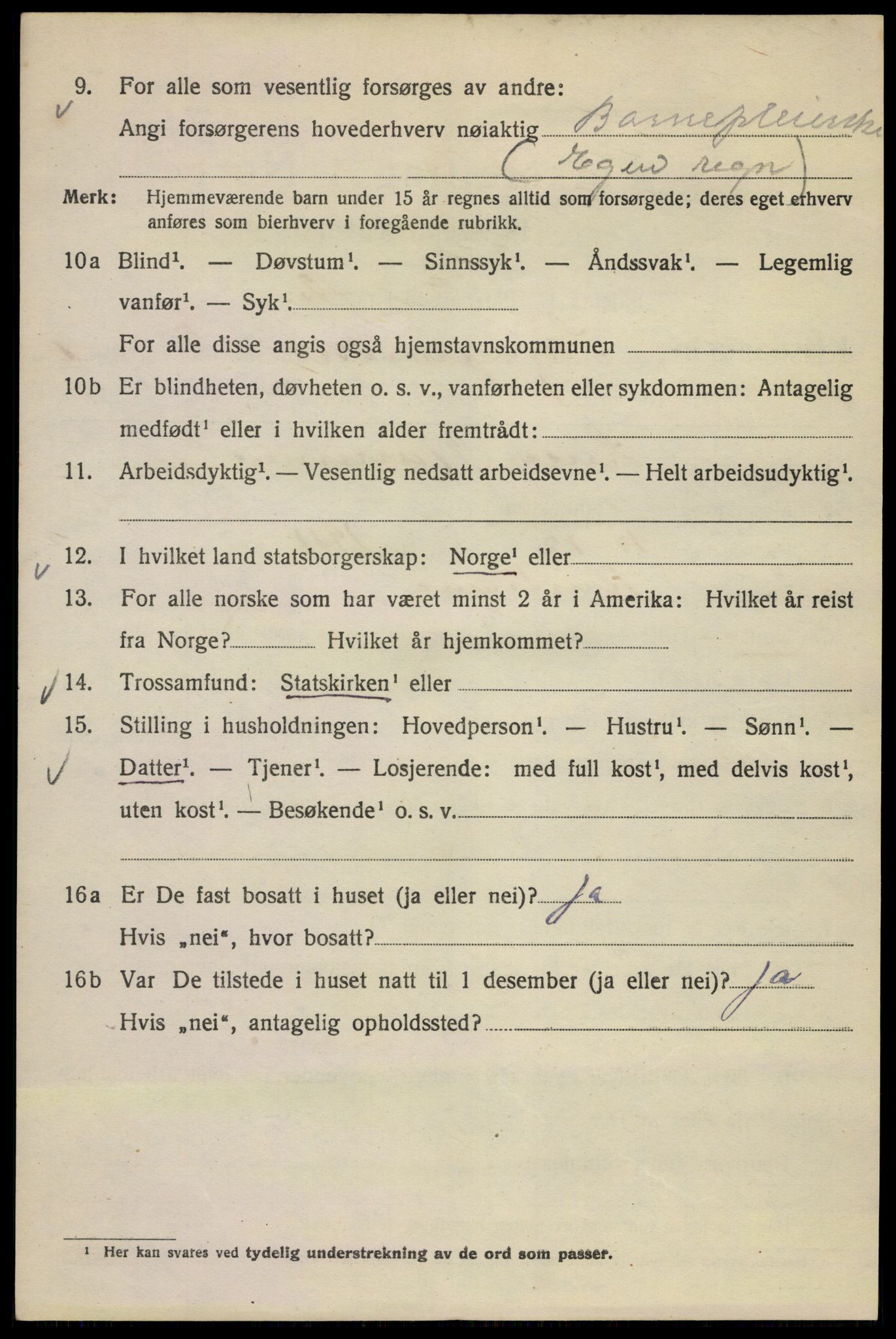 SAO, 1920 census for Kristiania, 1920, p. 477600