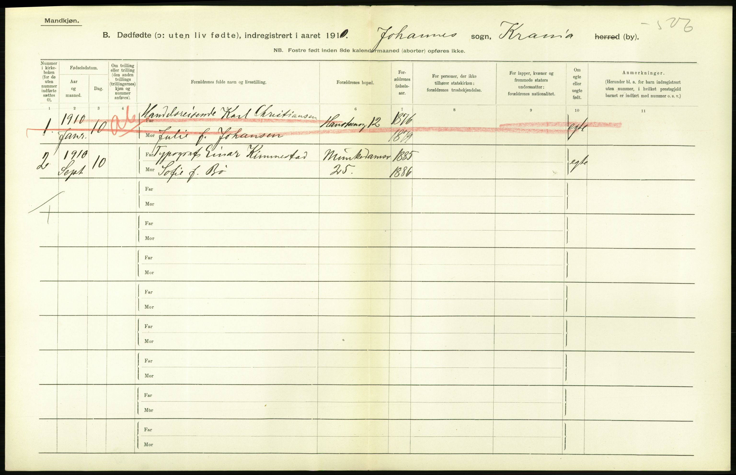 Statistisk sentralbyrå, Sosiodemografiske emner, Befolkning, AV/RA-S-2228/D/Df/Dfa/Dfah/L0009: Kristiania: Gifte og dødfødte., 1910, p. 766