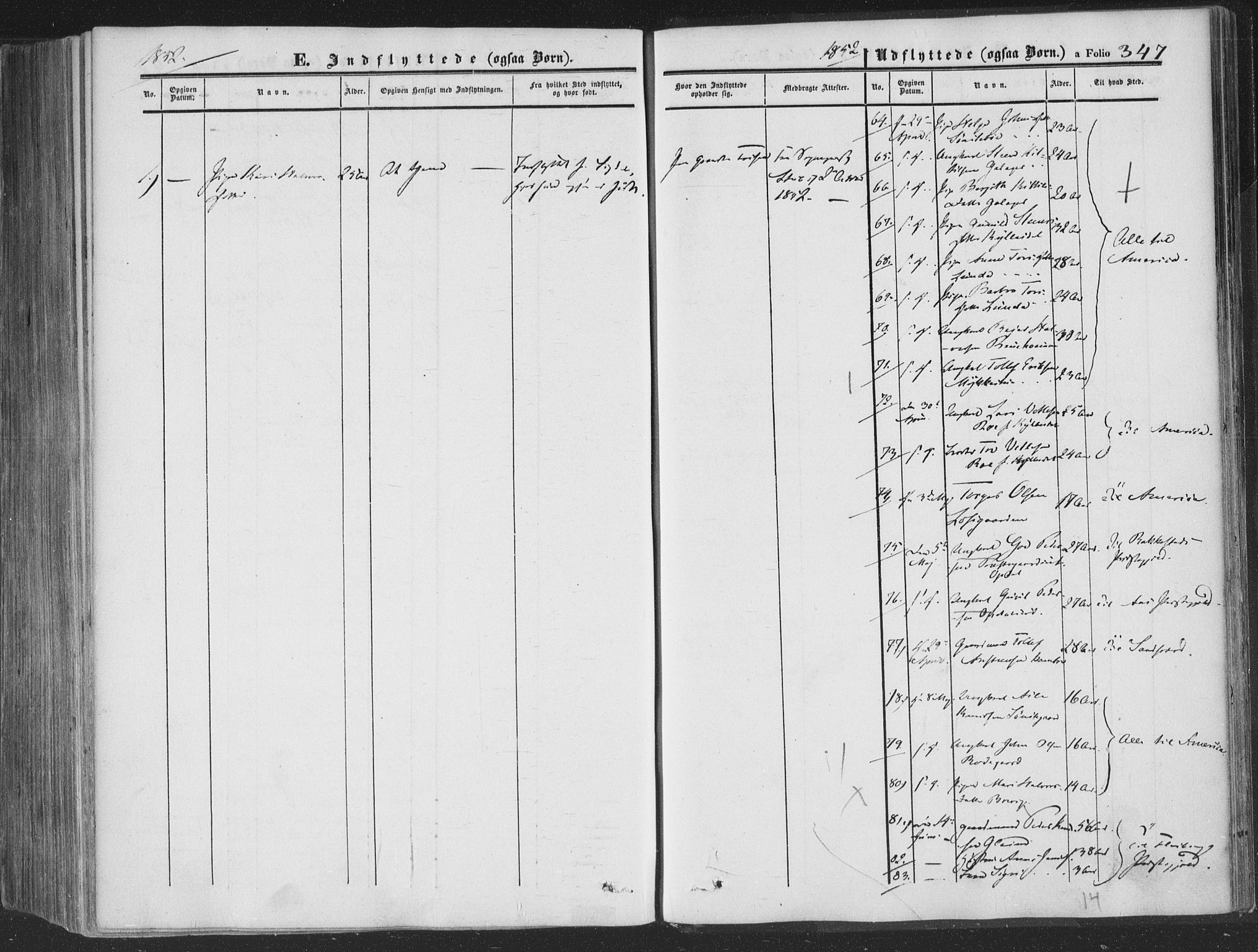 Rollag kirkebøker, AV/SAKO-A-240/F/Fa/L0008: Parish register (official) no. I 8, 1847-1860, p. 347