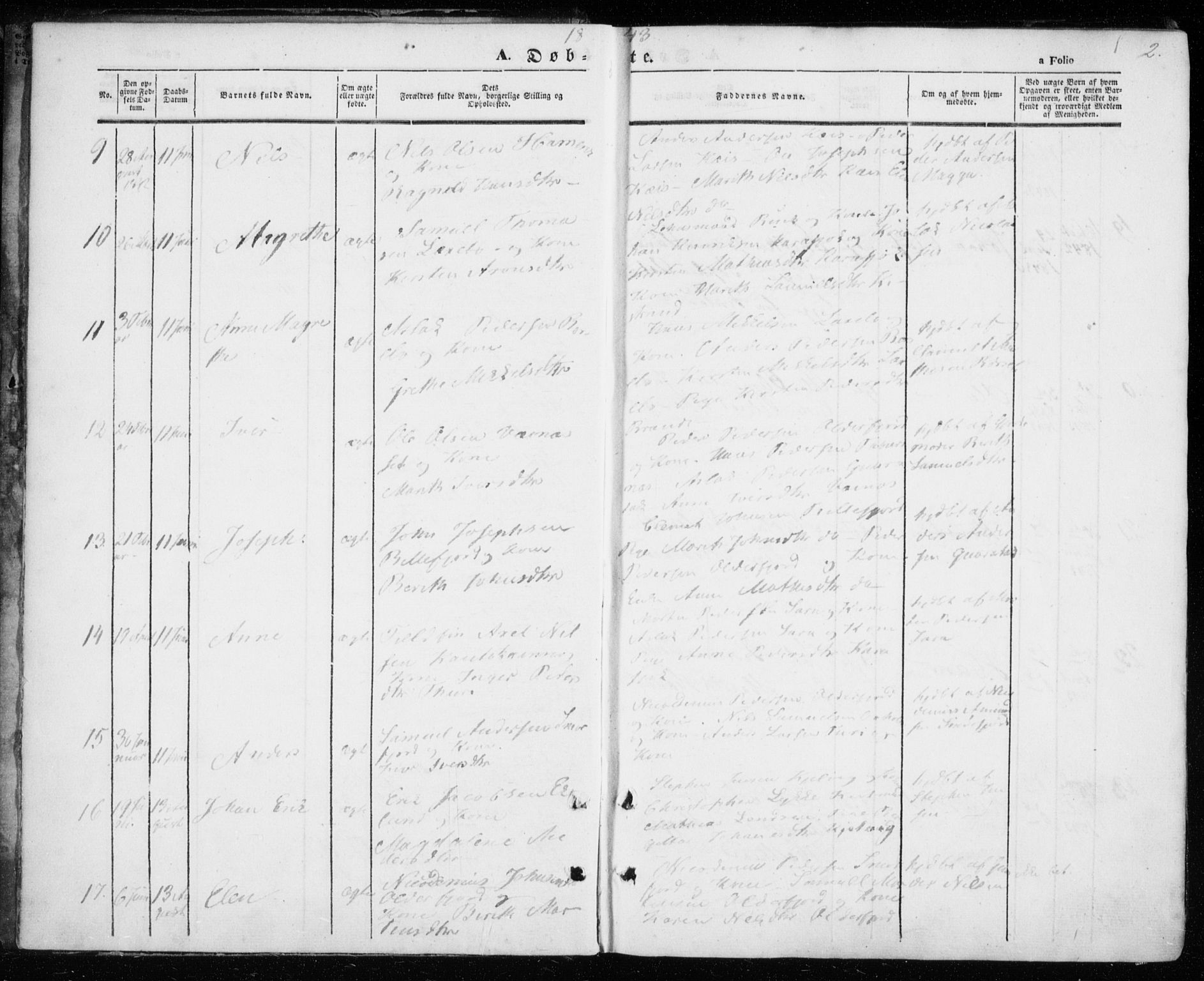 Kistrand/Porsanger sokneprestembete, SATØ/S-1351/H/Ha/L0004.kirke: Parish register (official) no. 4, 1843-1860, p. 2