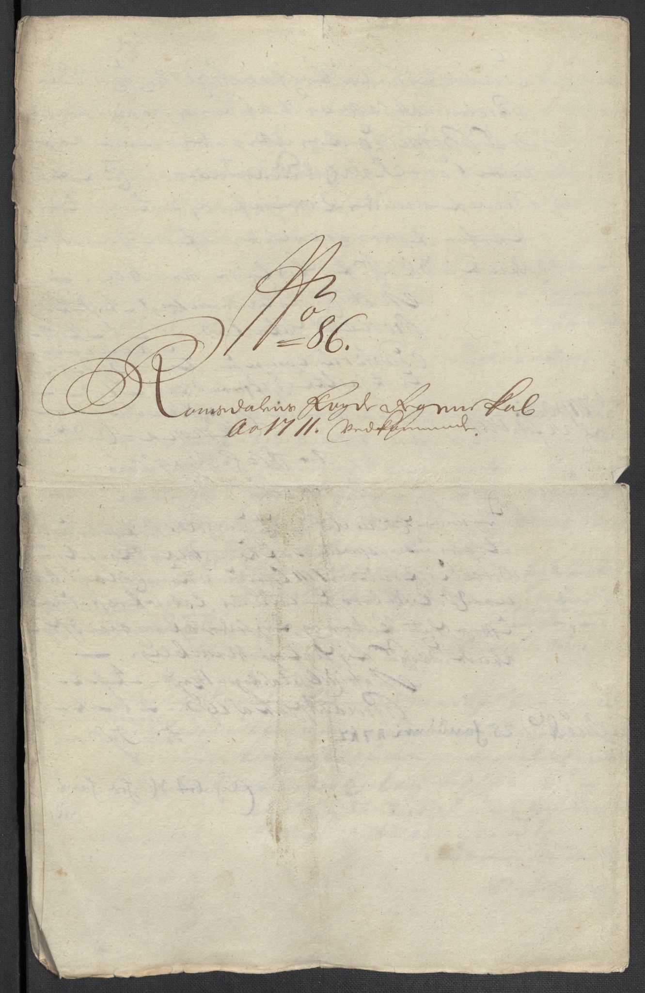 Rentekammeret inntil 1814, Reviderte regnskaper, Fogderegnskap, RA/EA-4092/R55/L3660: Fogderegnskap Romsdal, 1711, p. 411