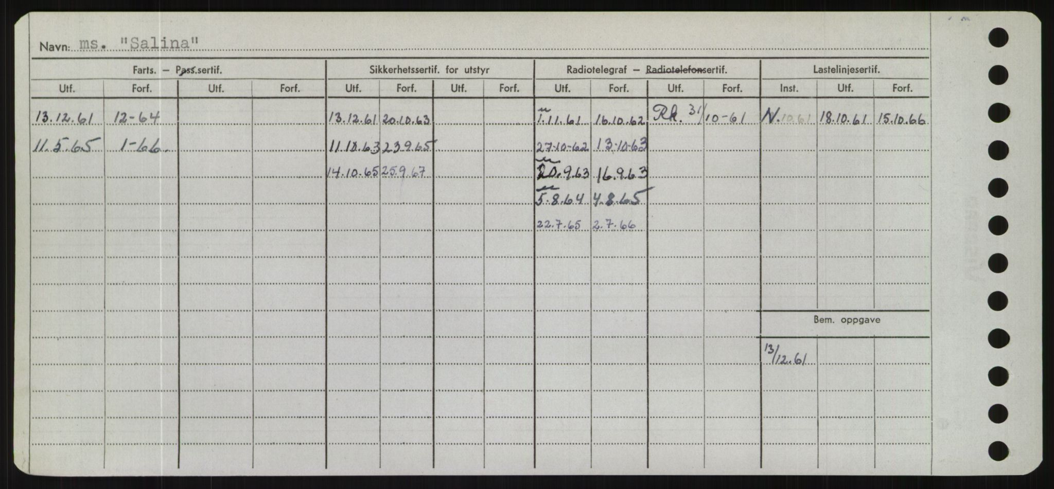 Sjøfartsdirektoratet med forløpere, Skipsmålingen, AV/RA-S-1627/H/Hd/L0031: Fartøy, Rju-Sam, p. 594