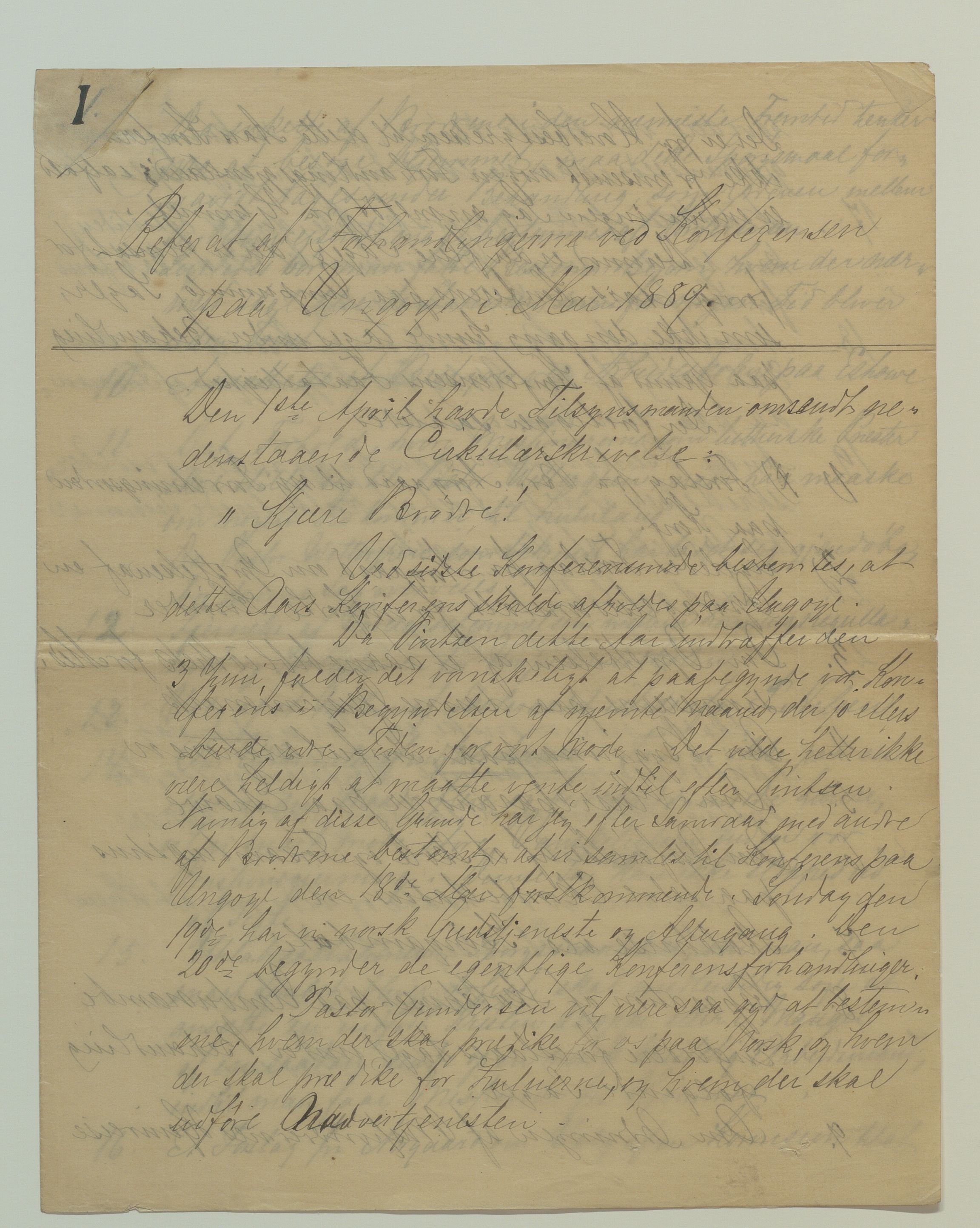 Det Norske Misjonsselskap - hovedadministrasjonen, VID/MA-A-1045/D/Da/Daa/L0037/0012: Konferansereferat og årsberetninger / Konferansereferat fra Sør-Afrika., 1889