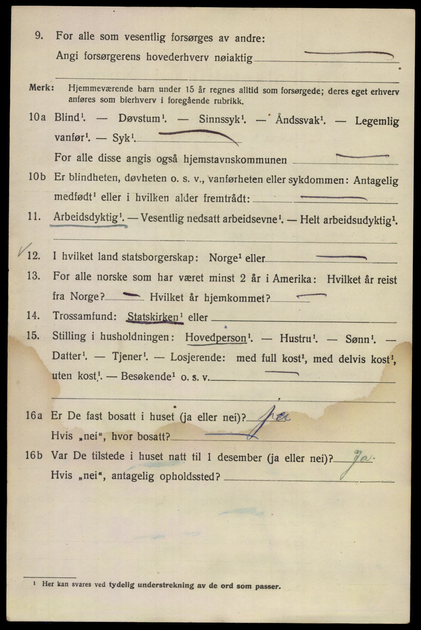 SAO, 1920 census for Kristiania, 1920, p. 250296