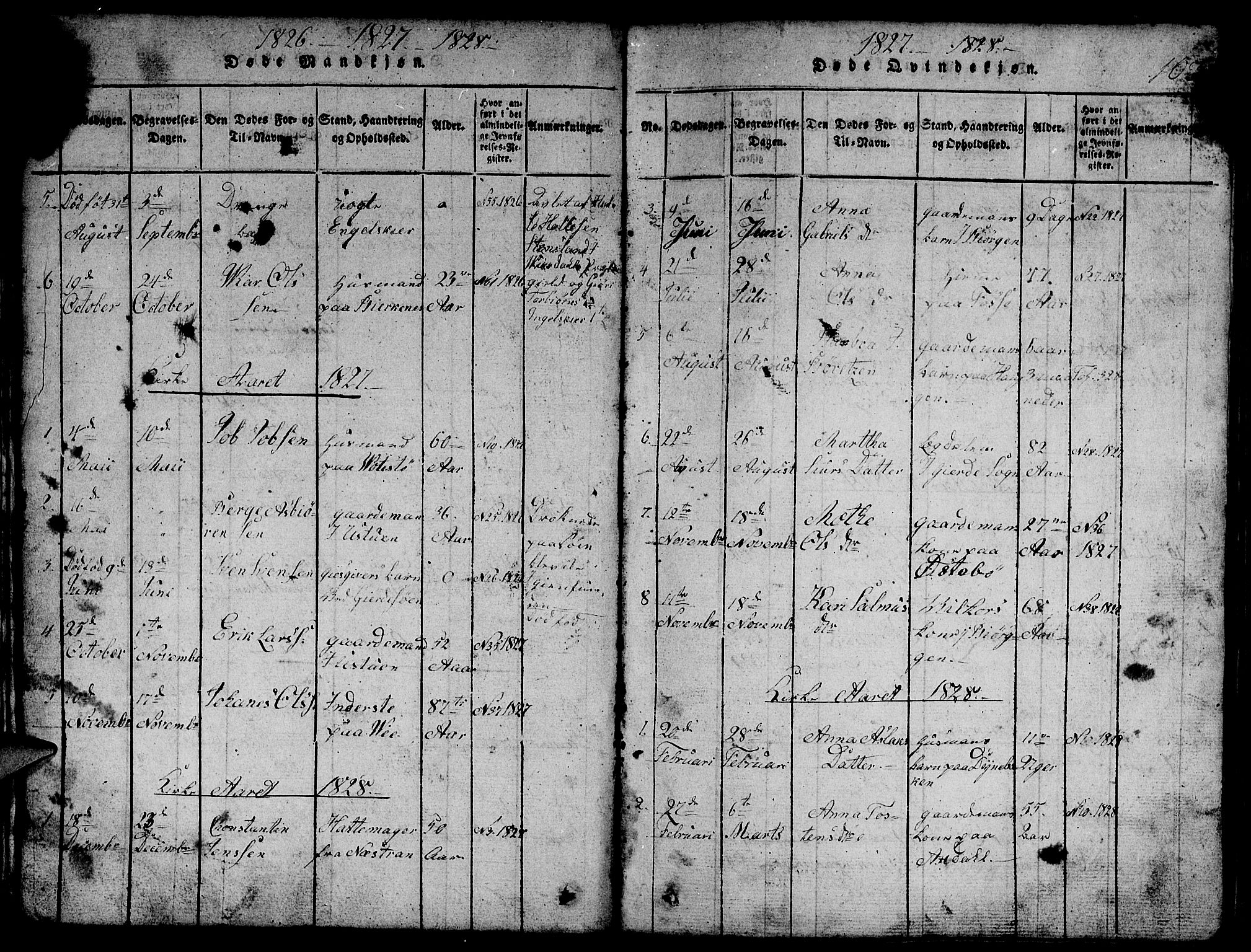 Etne sokneprestembete, SAB/A-75001/H/Hab: Parish register (copy) no. B 1, 1815-1850, p. 103