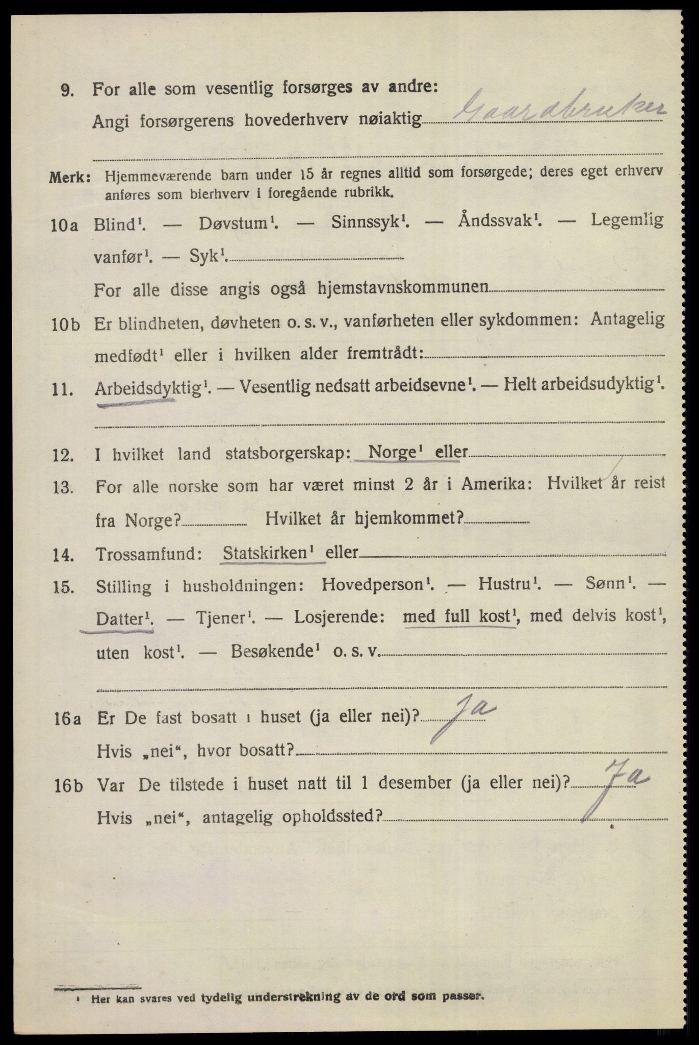 SAKO, 1920 census for Ål, 1920, p. 3087