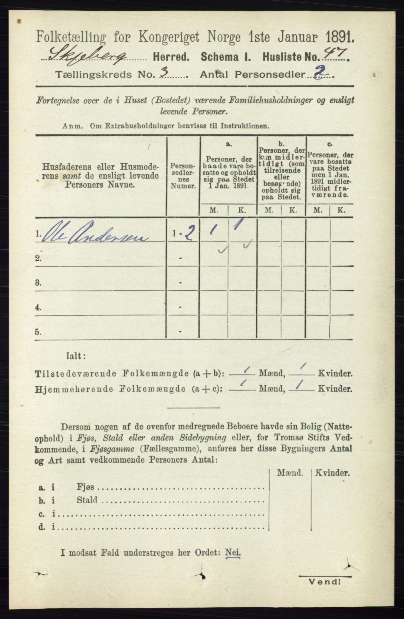 RA, 1891 census for 0115 Skjeberg, 1891, p. 1480