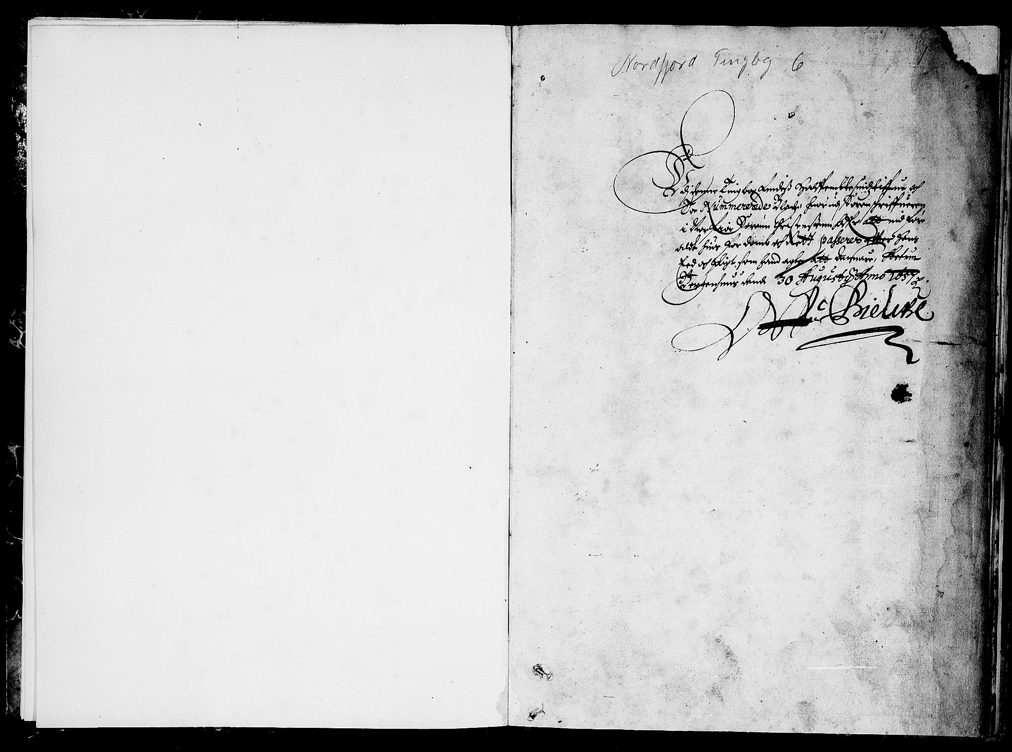Nordfjord sorenskriveri, SAB/A-2801/01/01a/L0006: Tingbøker (Justisprotokoller), 1657-1659, p. 0b-1a