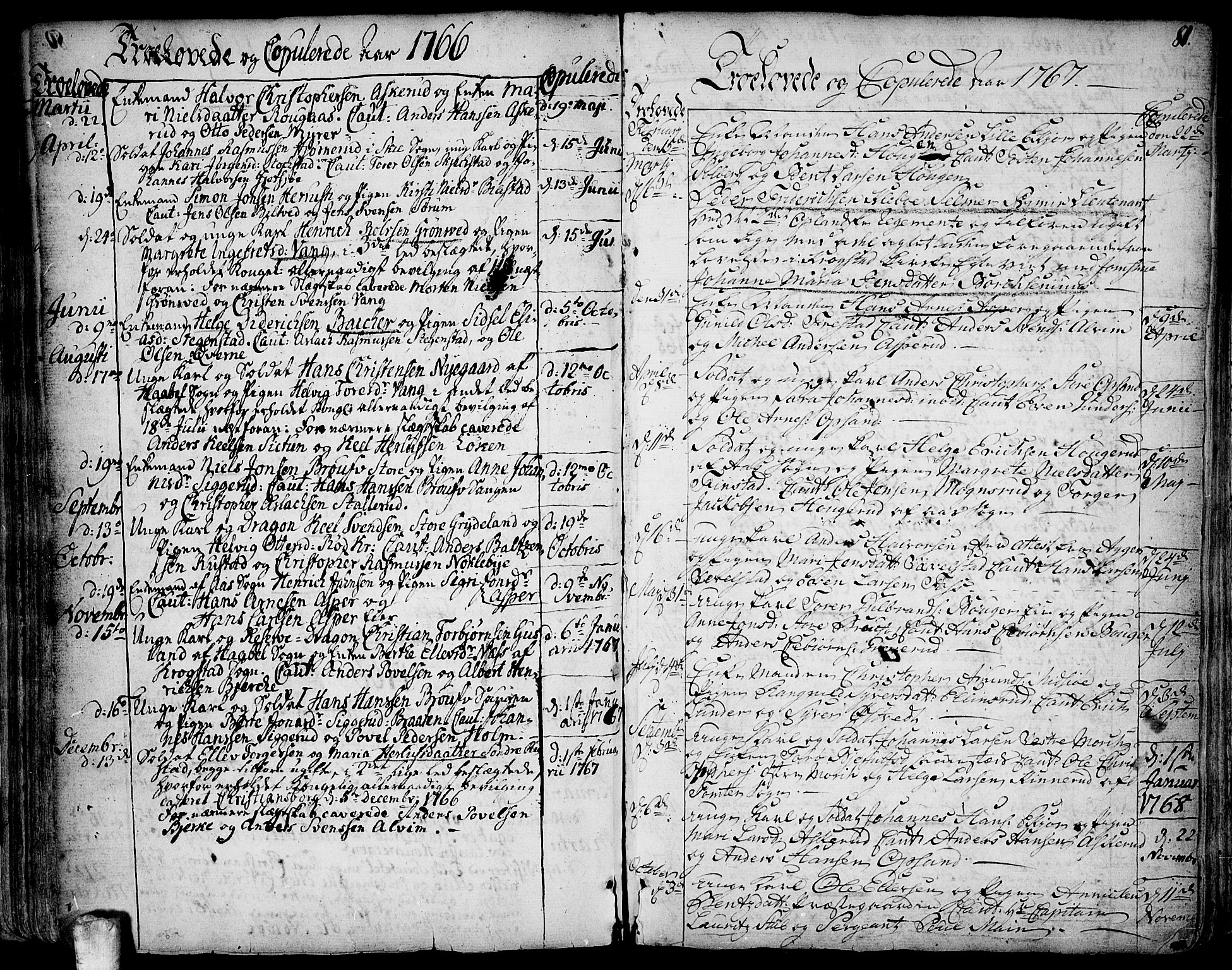 Kråkstad prestekontor Kirkebøker, SAO/A-10125a/F/Fa/L0001: Parish register (official) no. I 1, 1736-1785, p. 81