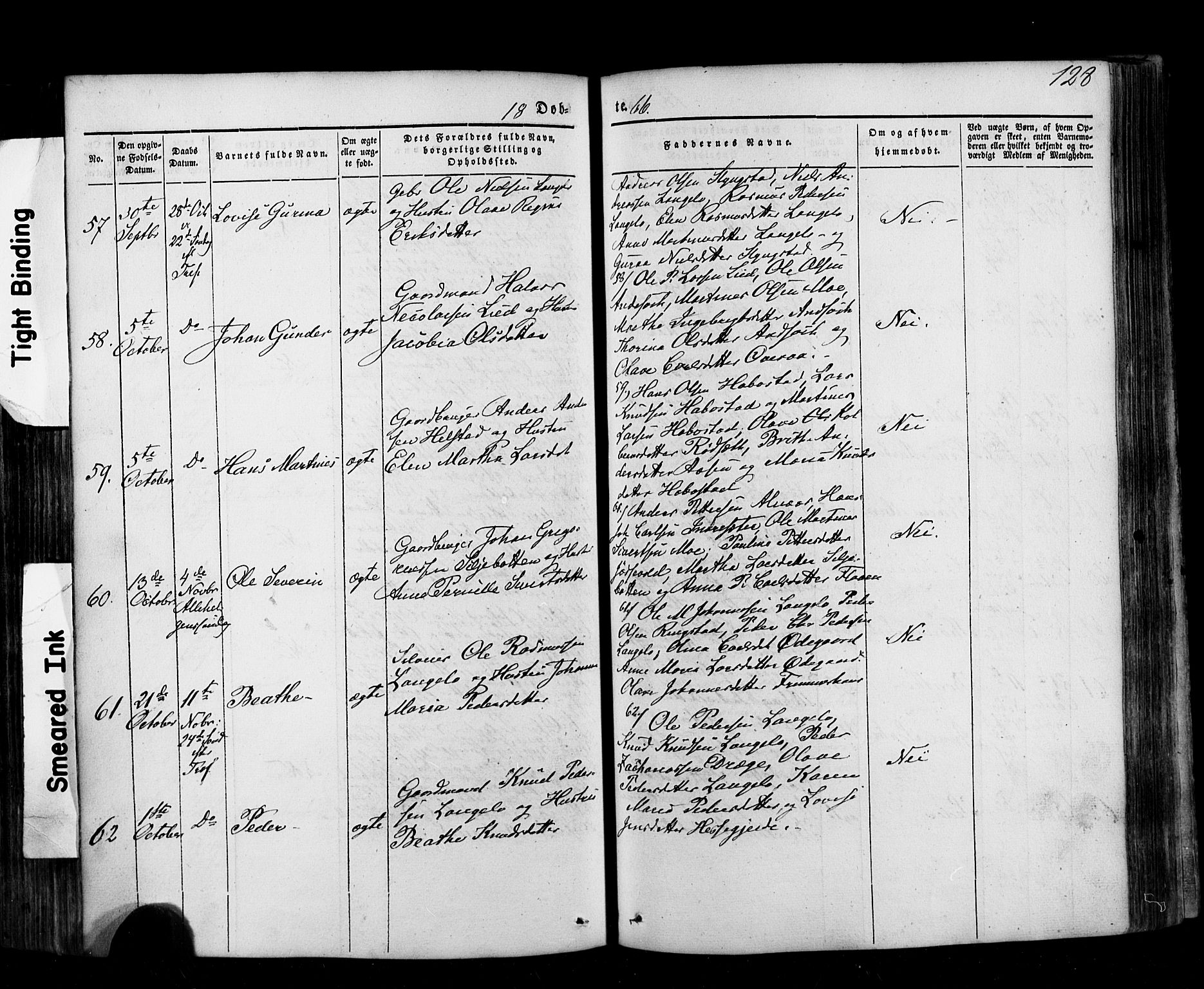 Ministerialprotokoller, klokkerbøker og fødselsregistre - Møre og Romsdal, AV/SAT-A-1454/520/L0275: Parish register (official) no. 520A05, 1844-1881, p. 128