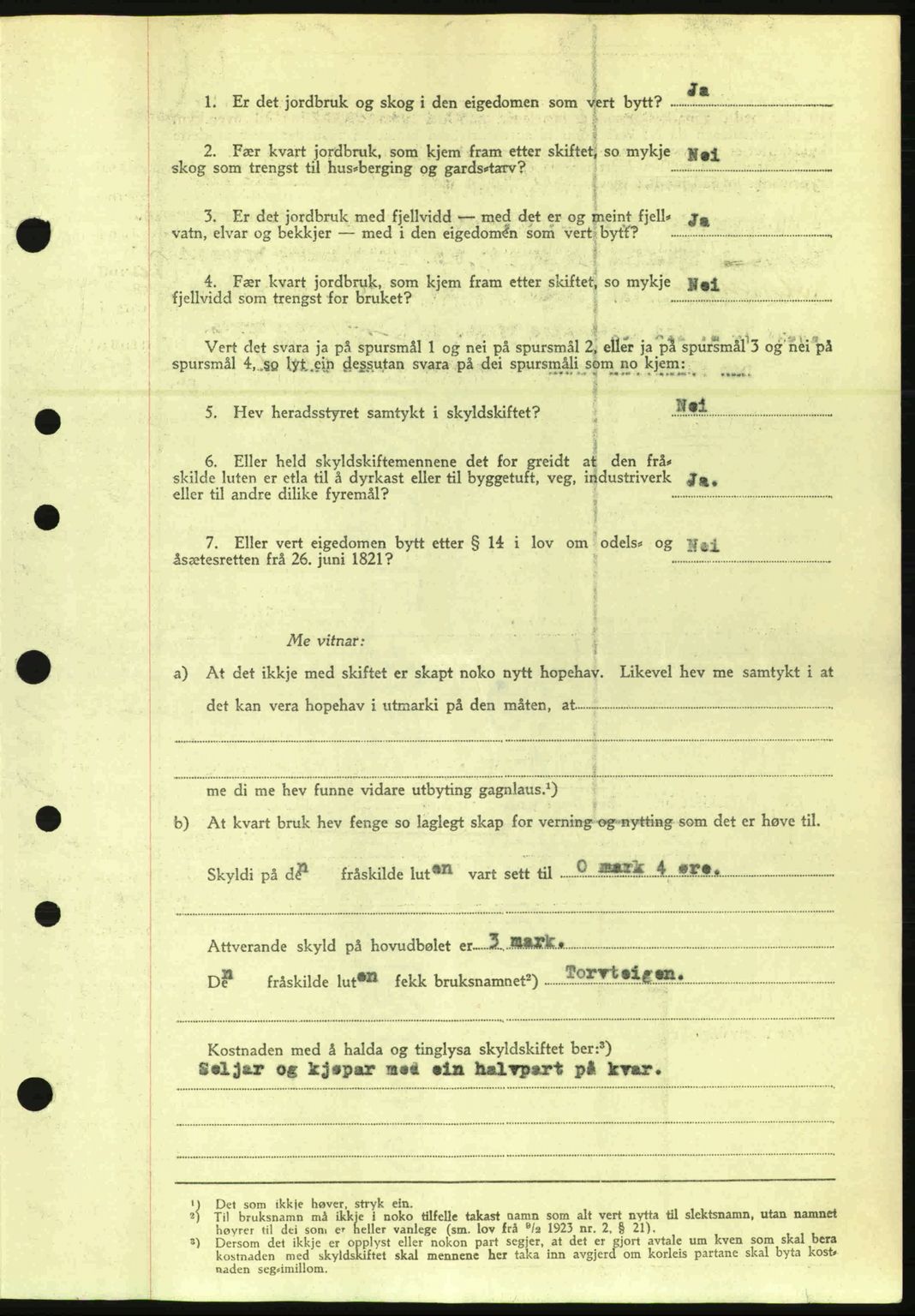 Nordre Sunnmøre sorenskriveri, AV/SAT-A-0006/1/2/2C/2Ca: Mortgage book no. A20a, 1945-1945, Diary no: : 762/1945