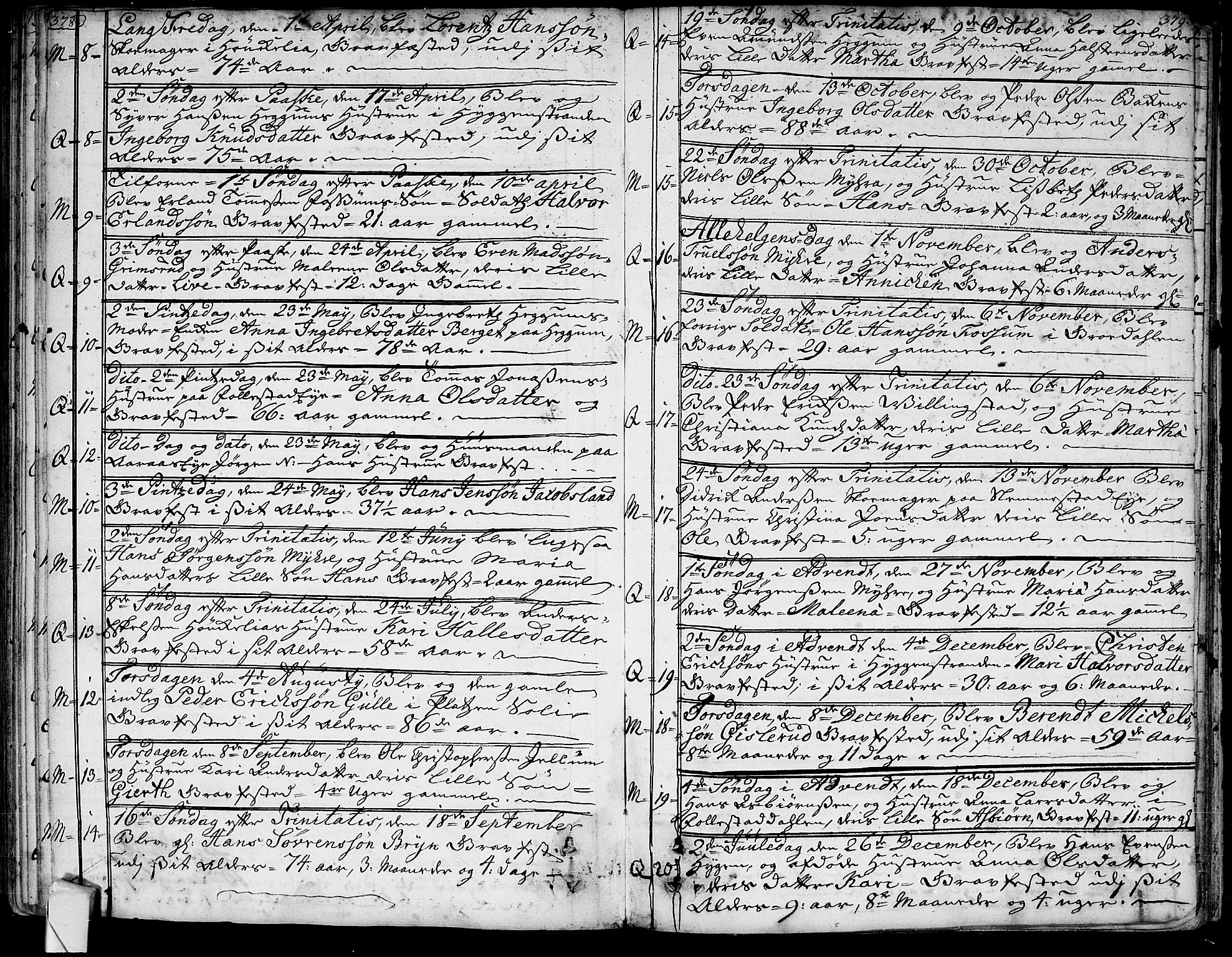 Røyken kirkebøker, SAKO/A-241/G/Ga/L0001: Parish register (copy) no. 1, 1740-1768, p. 378-379