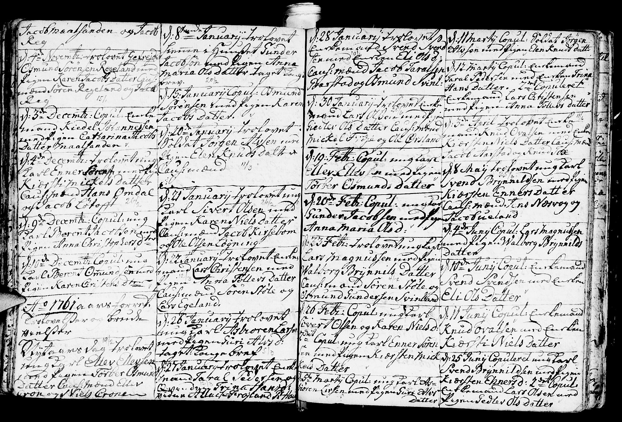 Sokndal sokneprestkontor, AV/SAST-A-101808: Parish register (official) no. A 3, 1740-1806