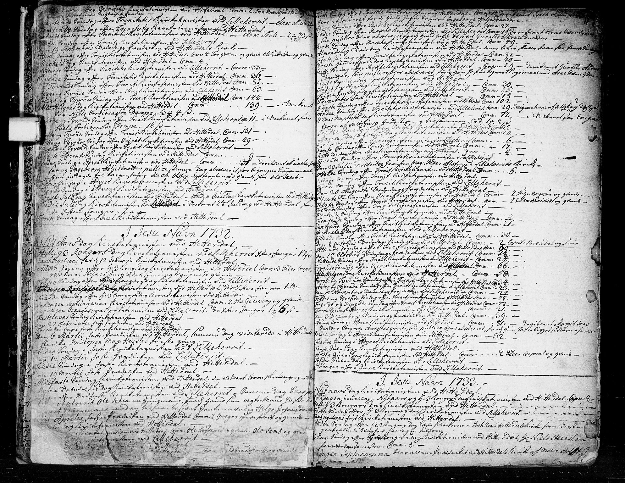 Heddal kirkebøker, SAKO/A-268/F/Fa/L0003: Parish register (official) no. I 3, 1723-1783, p. 11