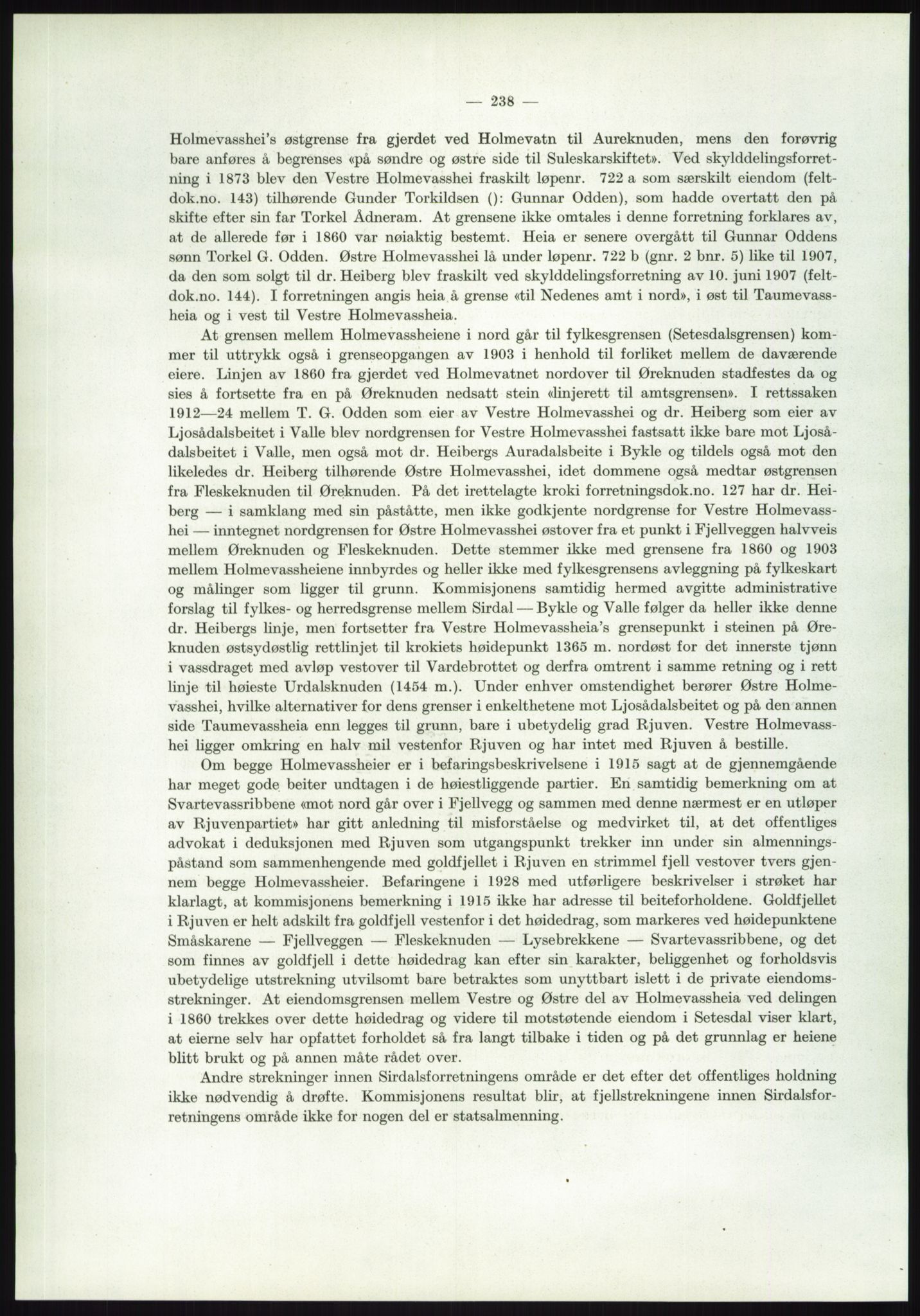 Høyfjellskommisjonen, AV/RA-S-1546/X/Xa/L0001: Nr. 1-33, 1909-1953, p. 1573