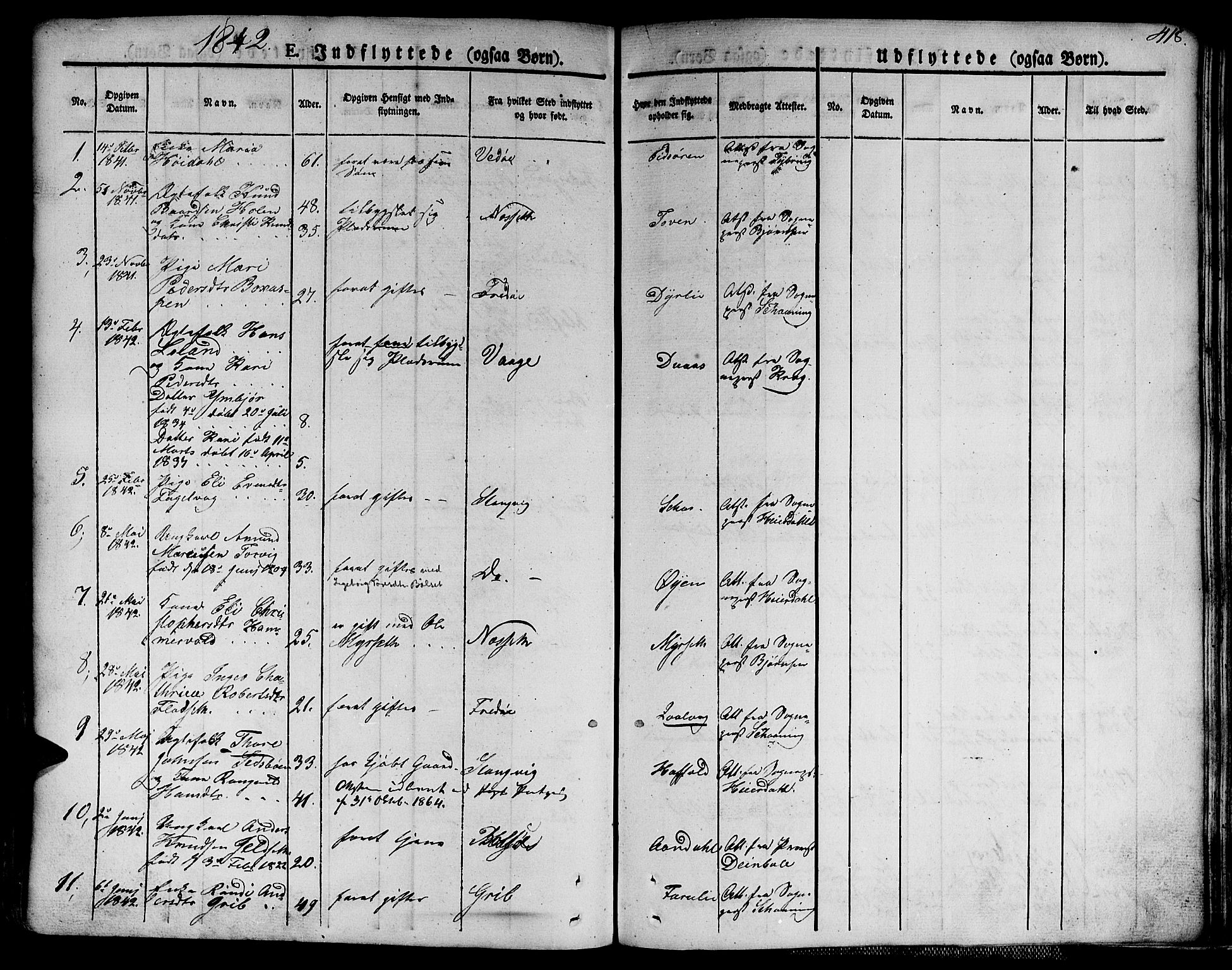 Ministerialprotokoller, klokkerbøker og fødselsregistre - Møre og Romsdal, AV/SAT-A-1454/586/L0983: Parish register (official) no. 586A09, 1829-1843, p. 418