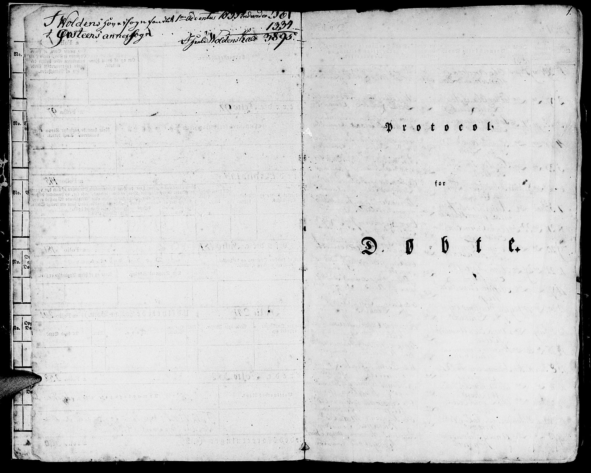 Ministerialprotokoller, klokkerbøker og fødselsregistre - Møre og Romsdal, AV/SAT-A-1454/511/L0139: Parish register (official) no. 511A06, 1831-1850, p. 1