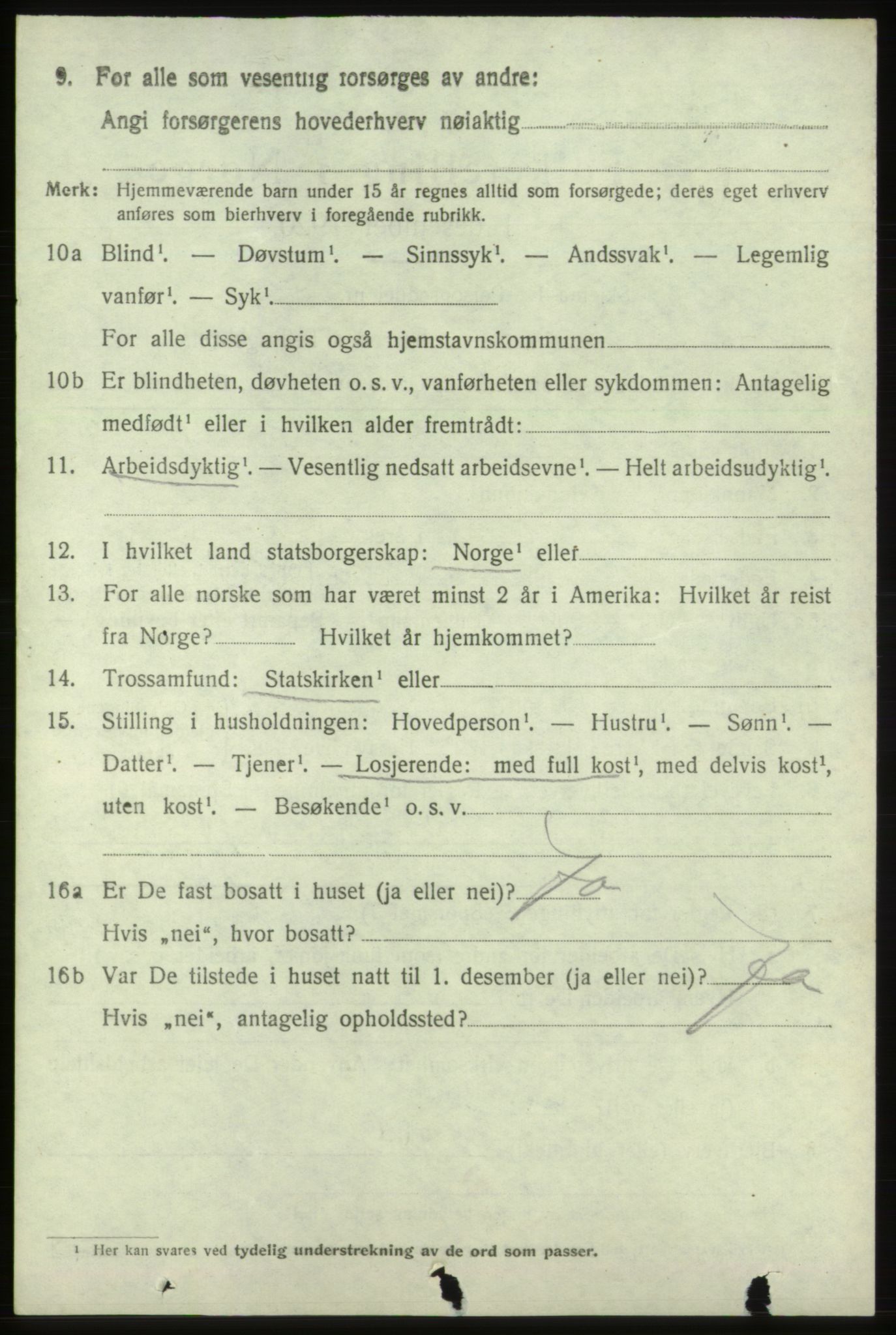 SAB, 1920 census for Skånevik, 1920, p. 4062