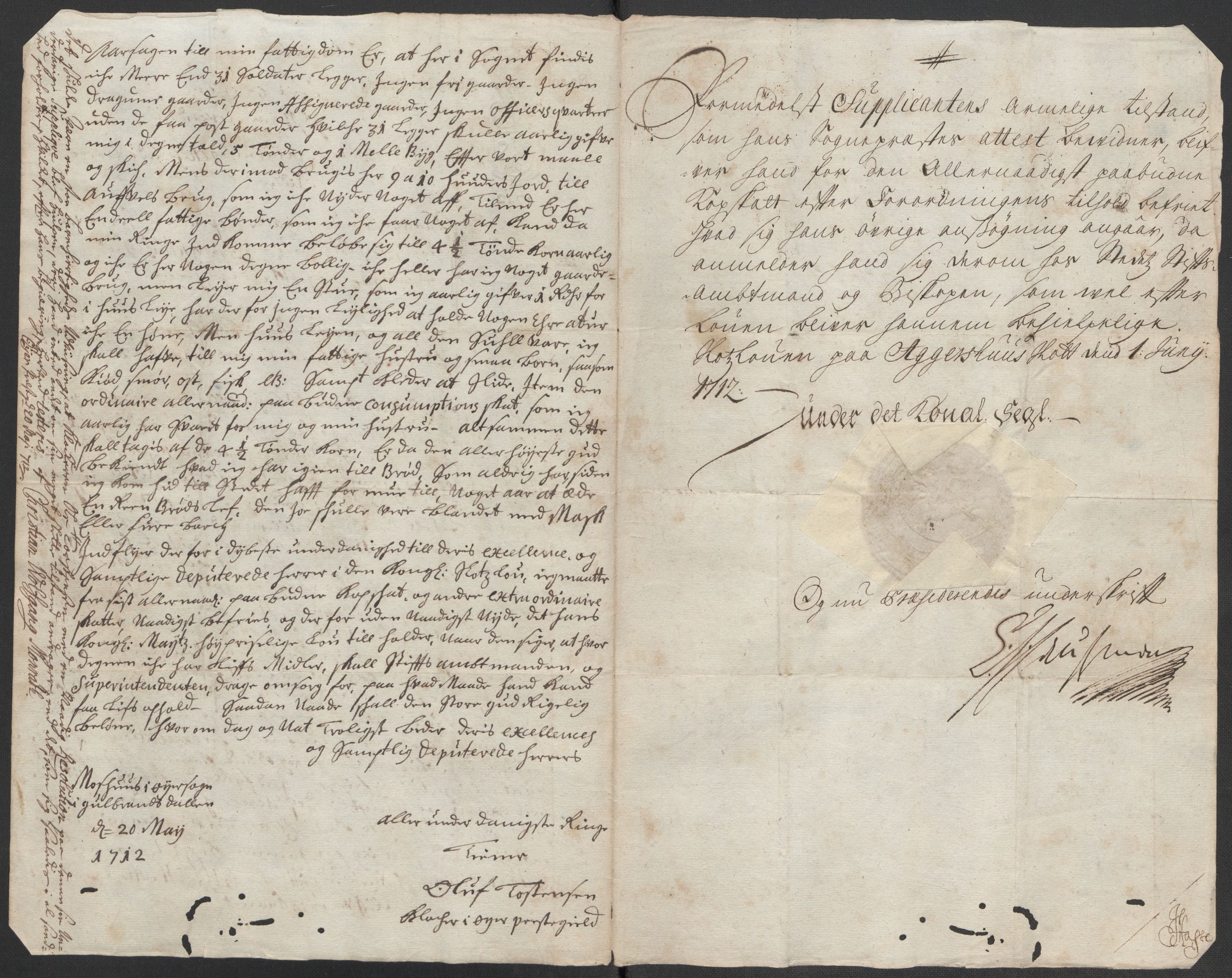 Rentekammeret inntil 1814, Reviderte regnskaper, Fogderegnskap, RA/EA-4092/R17/L1181: Fogderegnskap Gudbrandsdal, 1712, p. 168