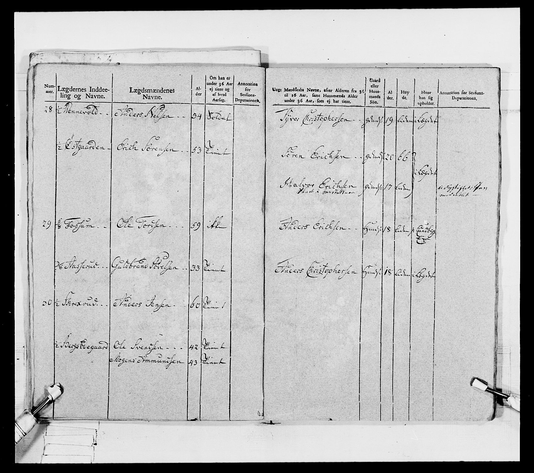 Generalitets- og kommissariatskollegiet, Det kongelige norske kommissariatskollegium, AV/RA-EA-5420/E/Eh/L0067: Opplandske nasjonale infanteriregiment, 1789-1797, p. 411