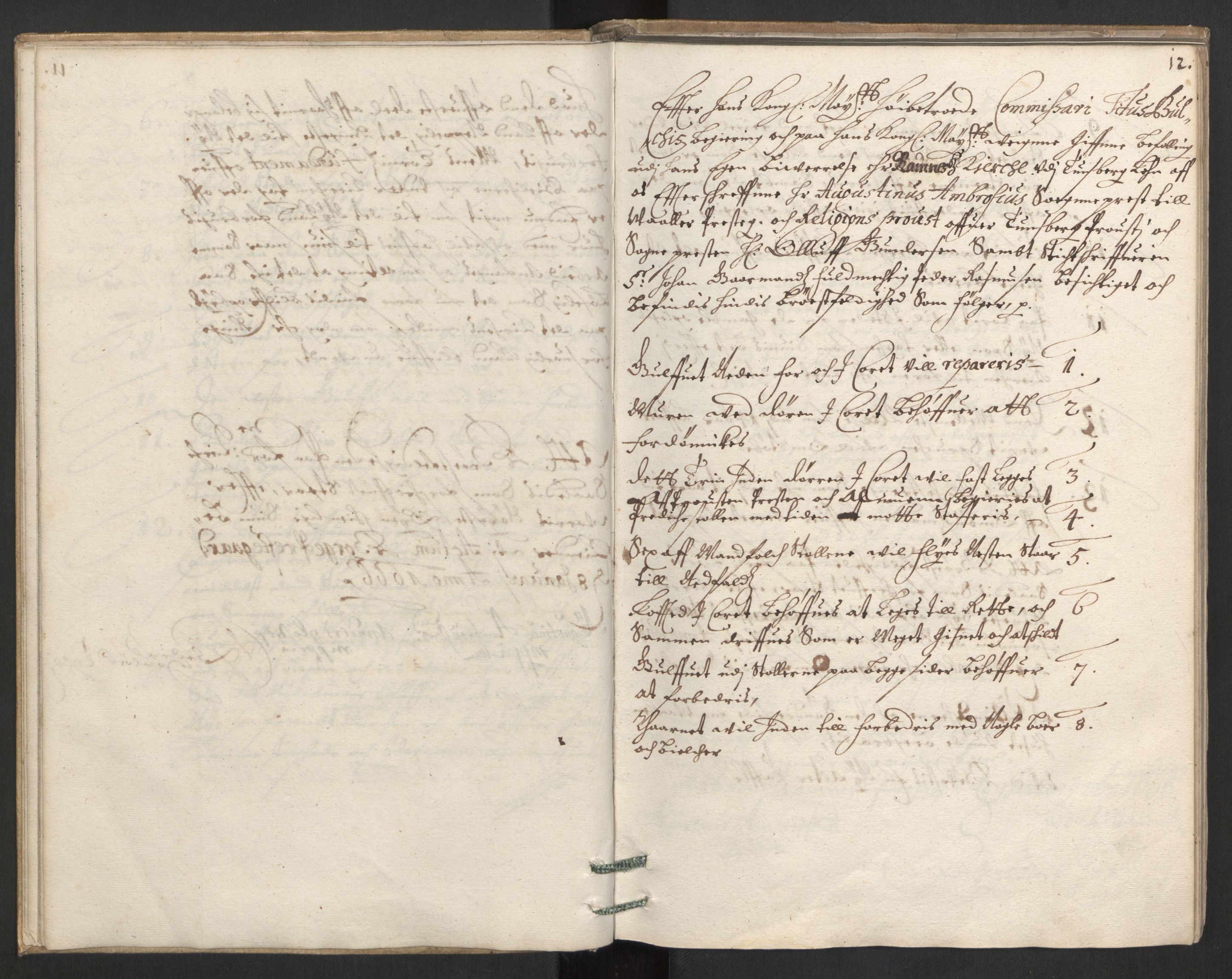 Rentekammeret inntil 1814, Reviderte regnskaper, Kirkeregnskap, AV/RA-EA-4067/Ra/L0027/0002: Kirkeregnskap / Besiktigelser over kirkene i Tønsberg len og Brunla len, 1666, p. 11b-12a