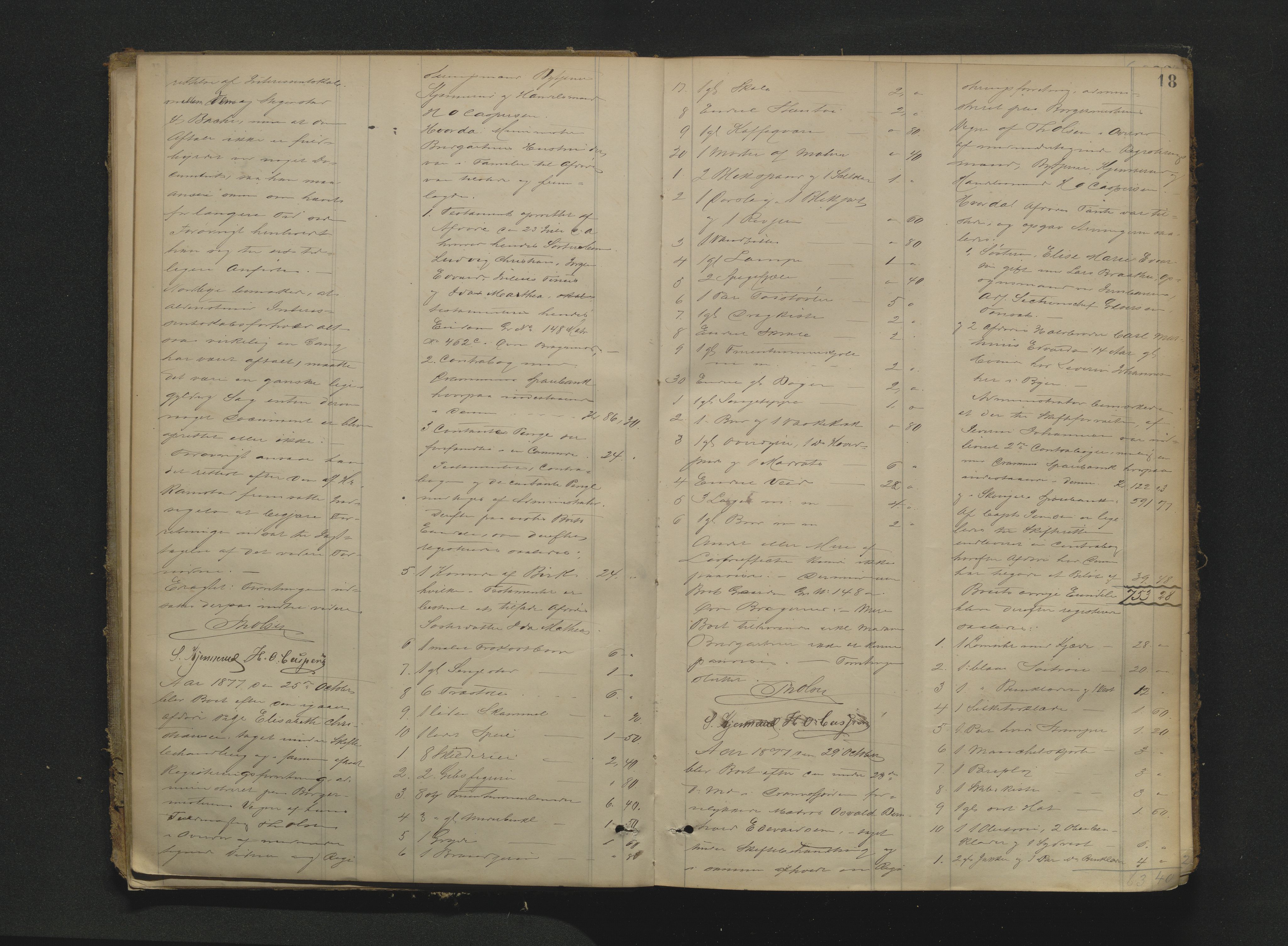 Drammen byfogd, AV/SAKO-A-222/H/Hb/Hbb/L0003: Registreringsprotokoll., 1877-1885, p. 18